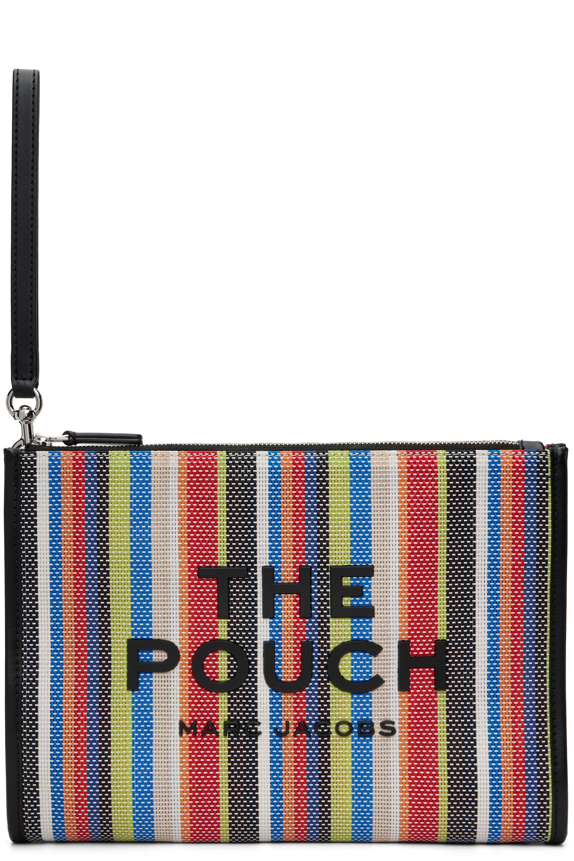 Marc Jacobs - Multicolor 'The Stripe Mesh Large' Pouch