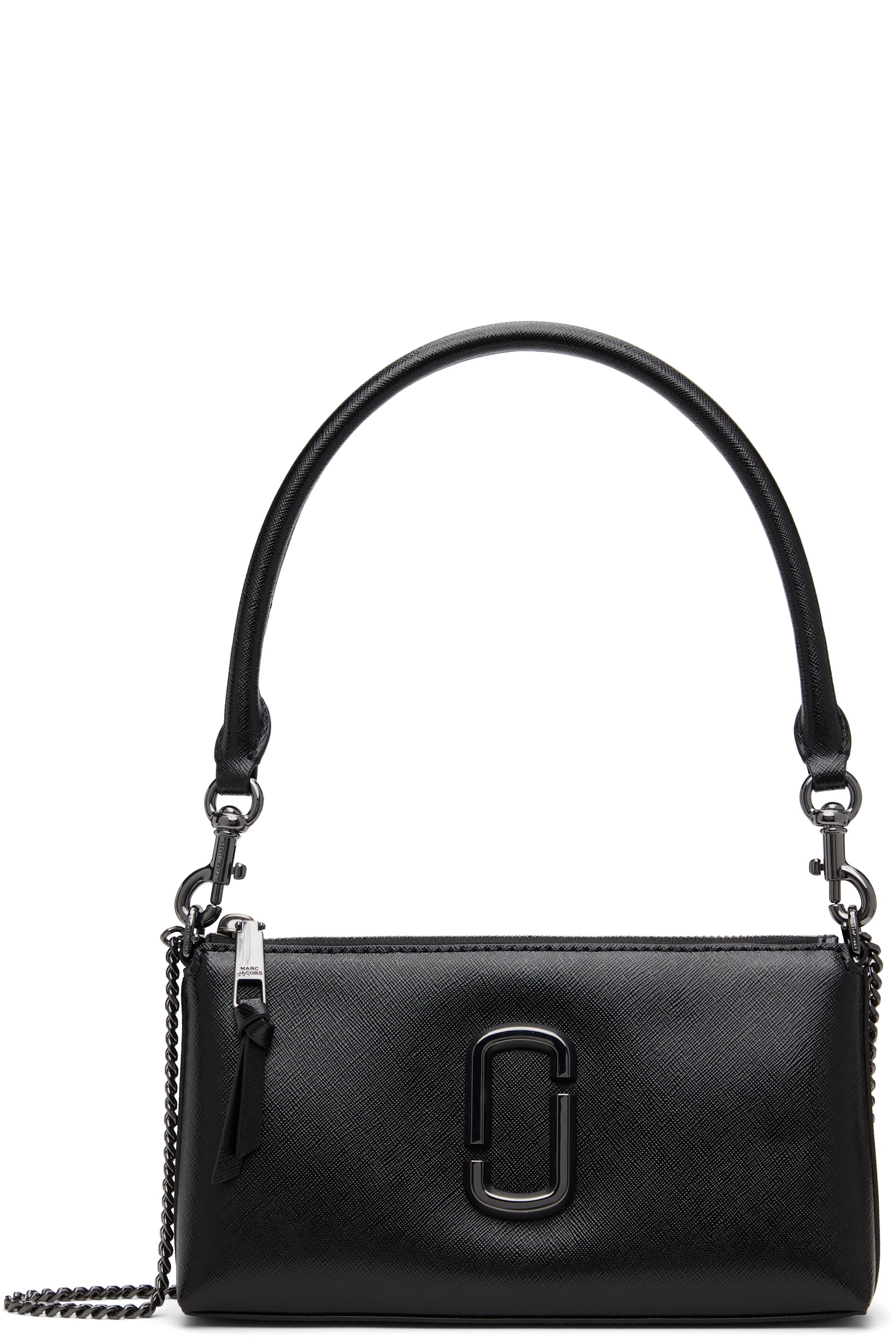Marc Jacobs - Sac porté épaule transformable Snapshot noir à ferrures à logo