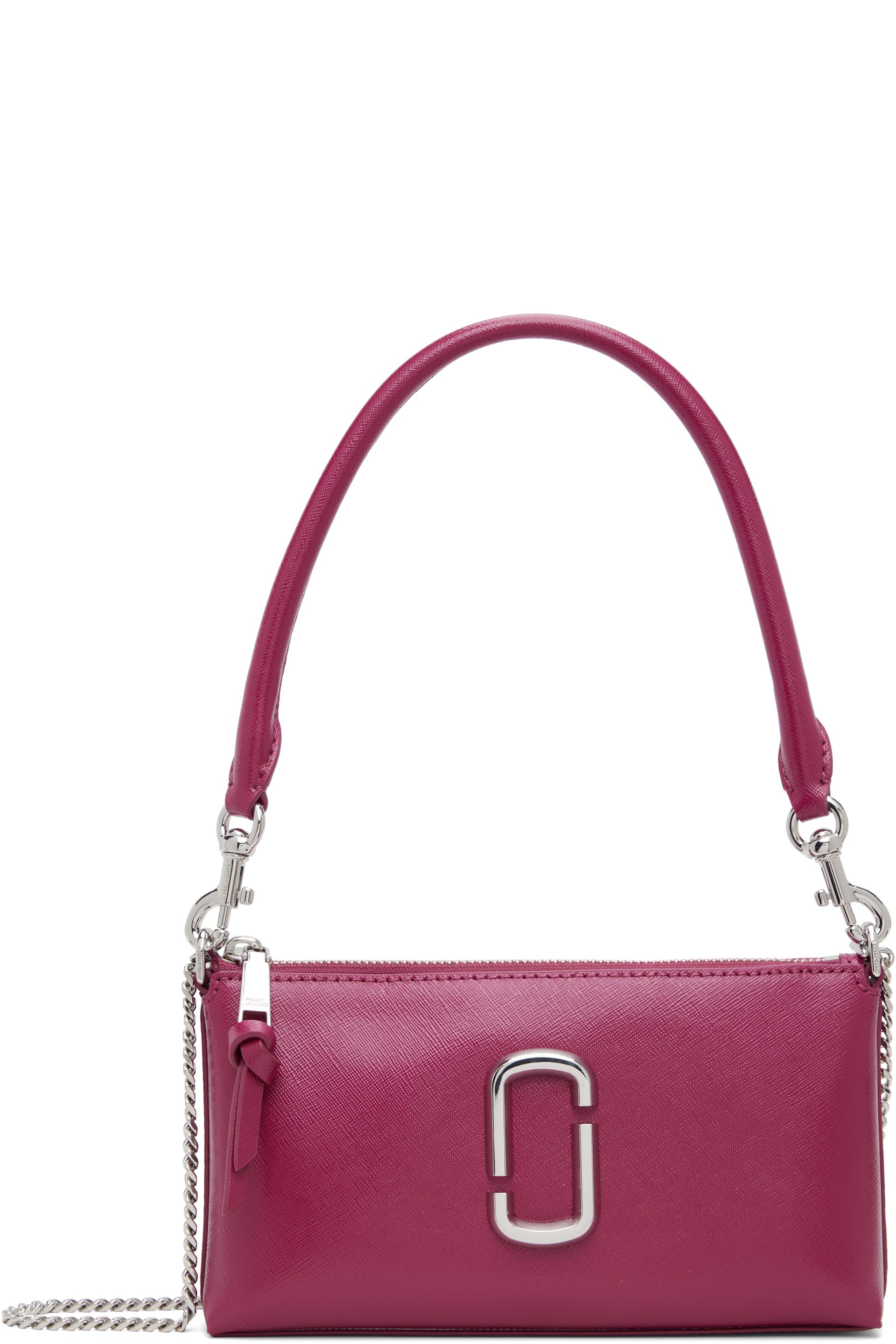 Marc Jacobs - Sac porté épaule transformable Snapshot mauve à ferrures à logo
