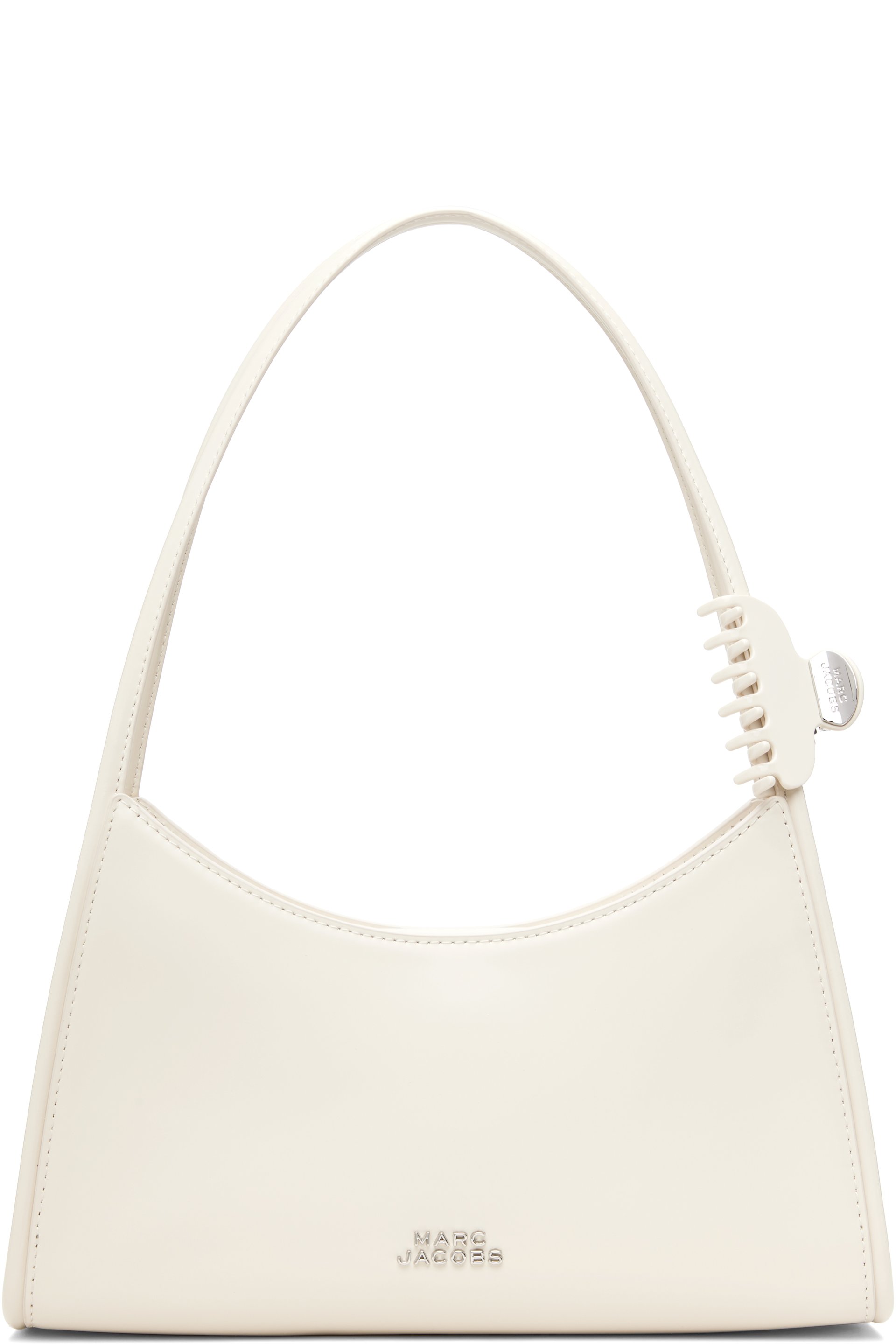 Marc Jacobs - Sac porté épaule Glam blanc cassé à pince à cheveux