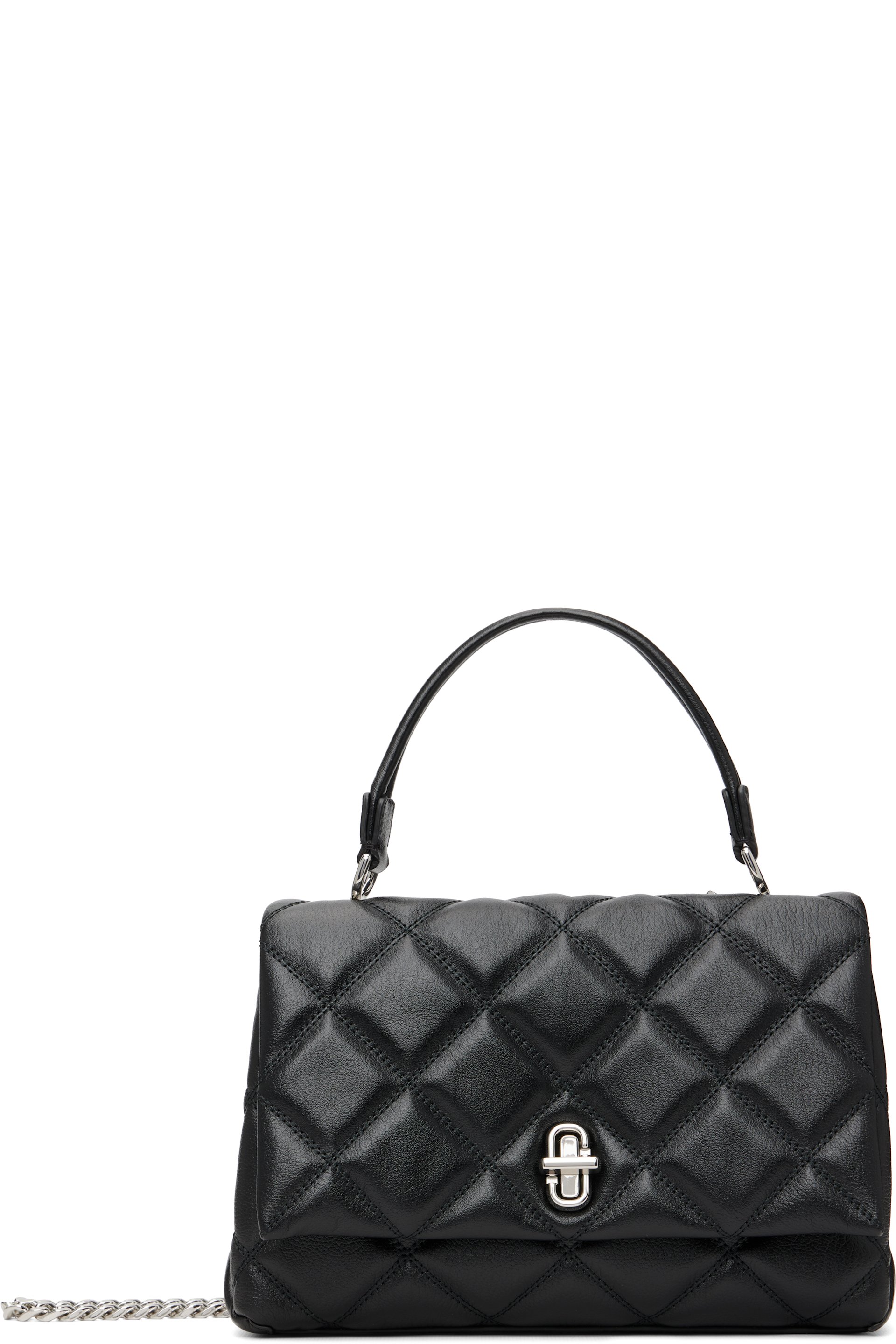 Marc Jacobs - ブラック 'The Quilted Slim Dual Convertible' ショルダーバッグ