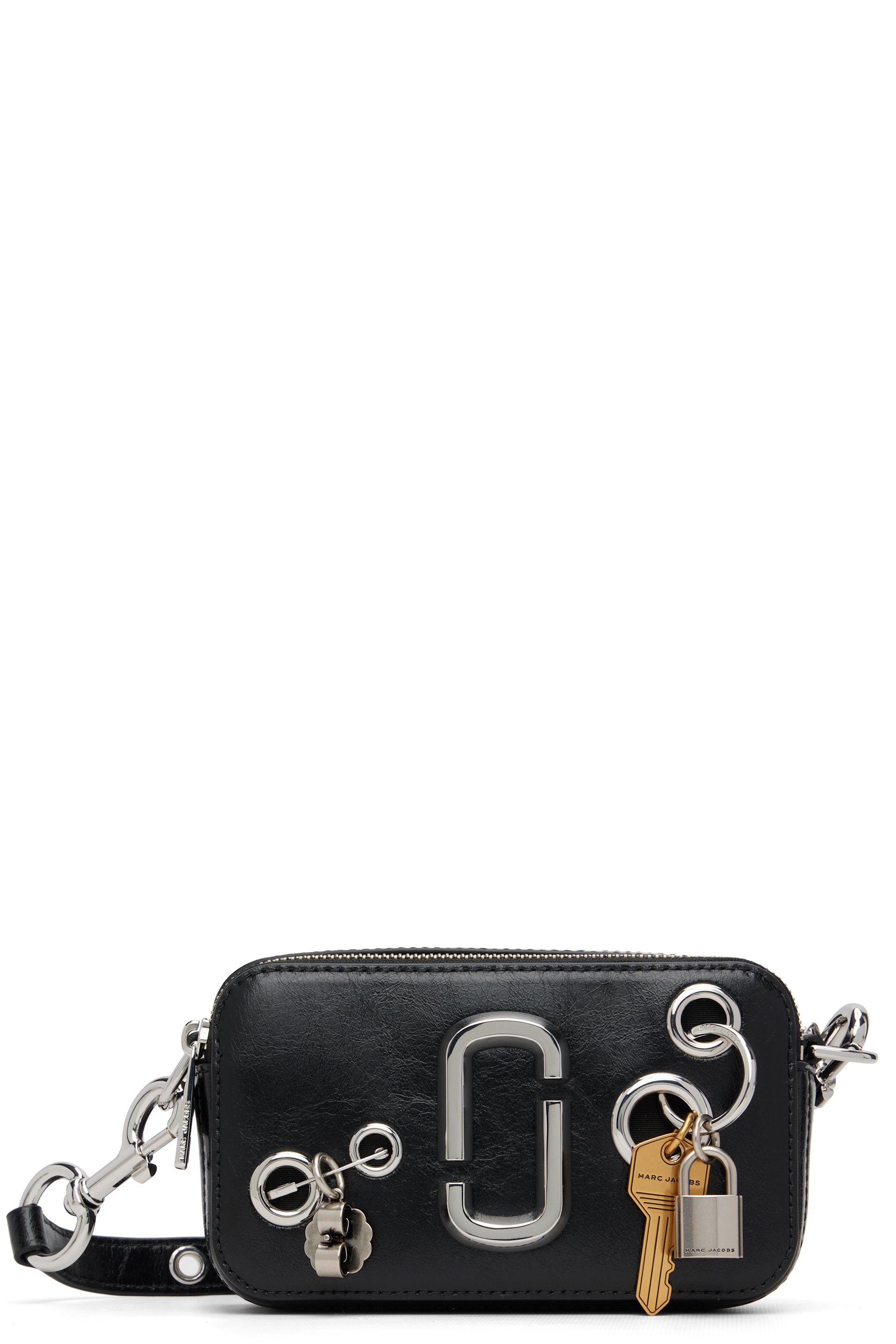 Marc Jacobs - ブラック 'The Grommet Charm Snapshot' バッグ