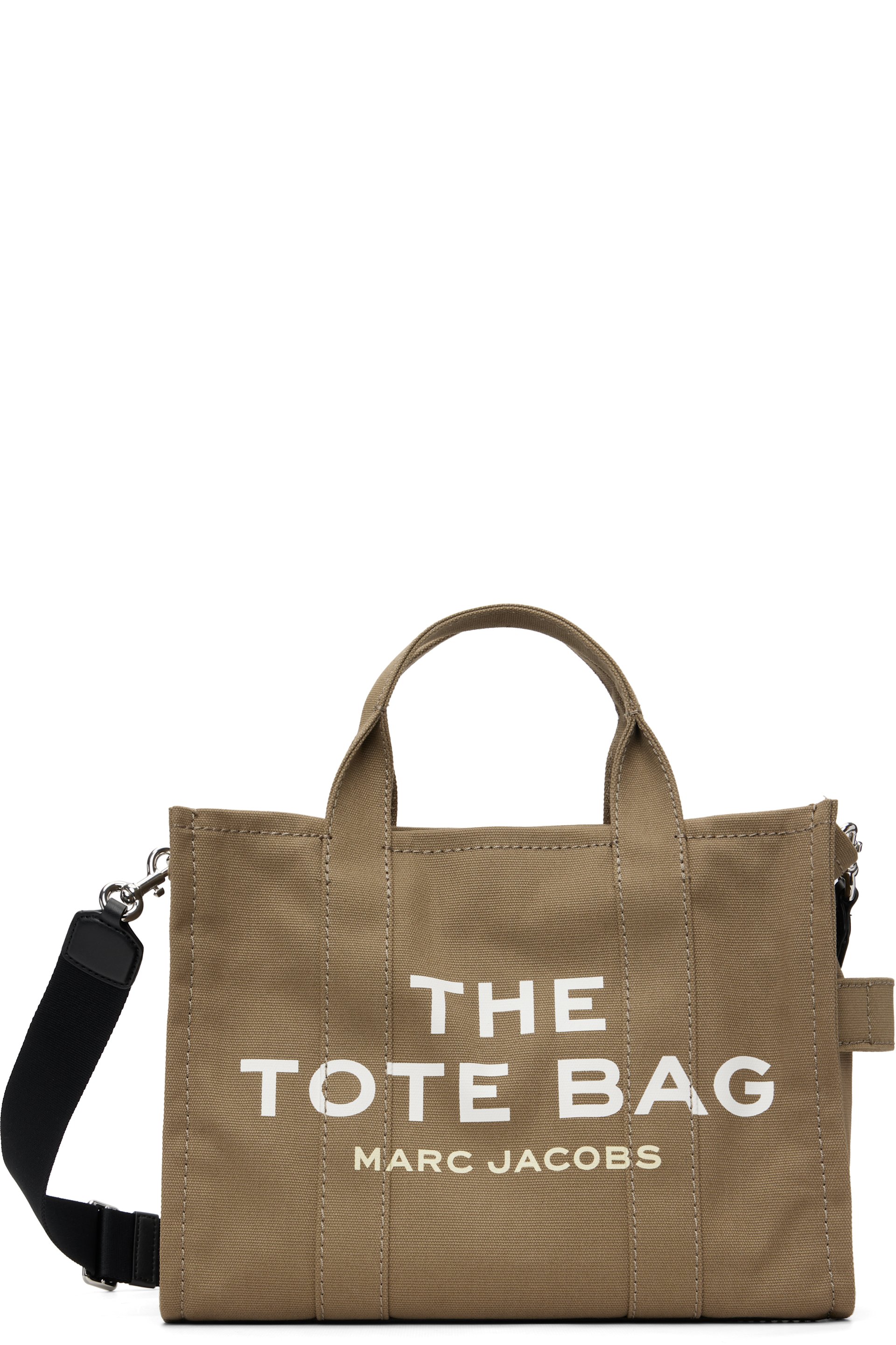 Marc Jacobs - Moyen canevas 'The Tote Bag' kaki en canevas