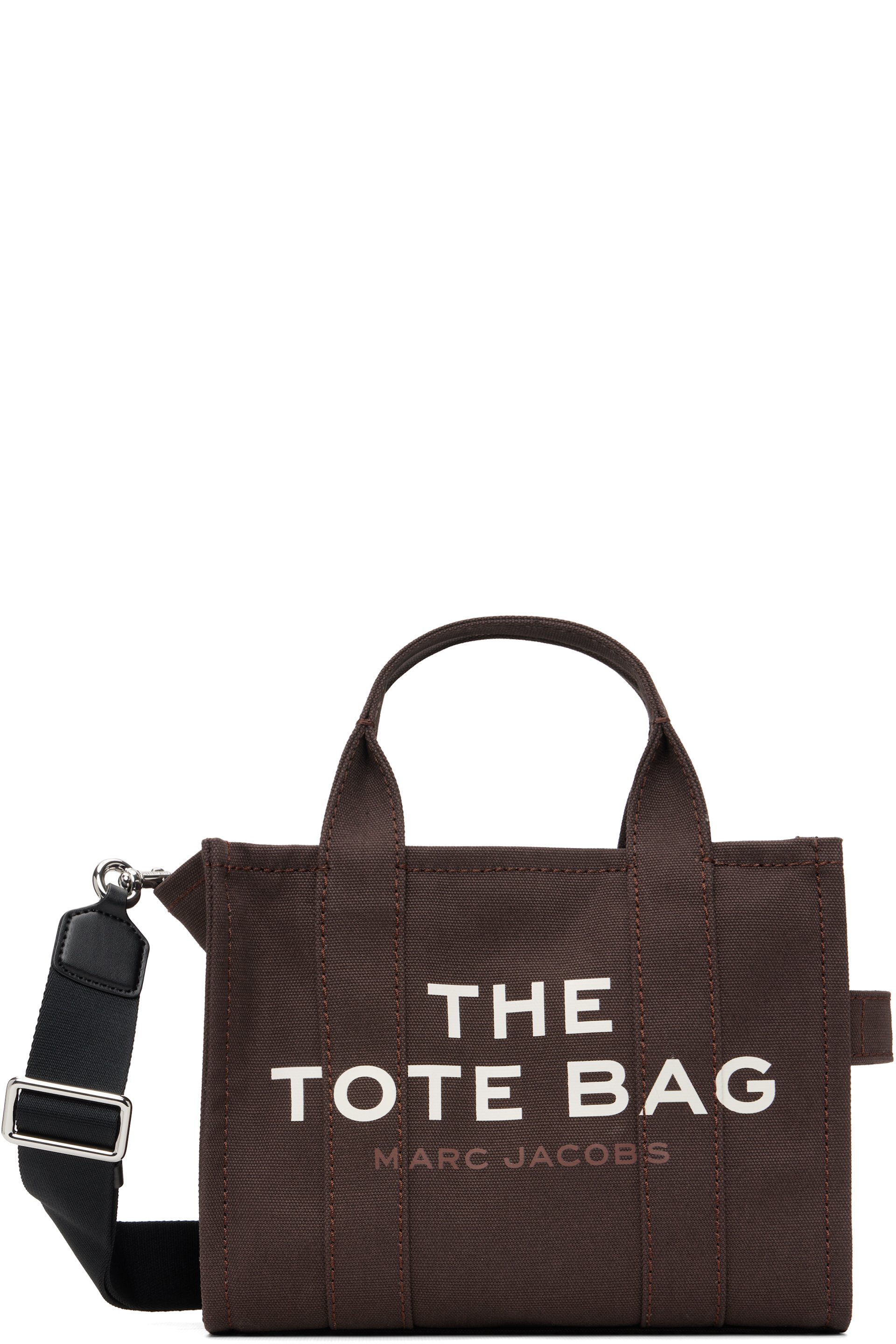 Marc Jacobs - Petit cabas 'The Tote Bag' brun en canevas