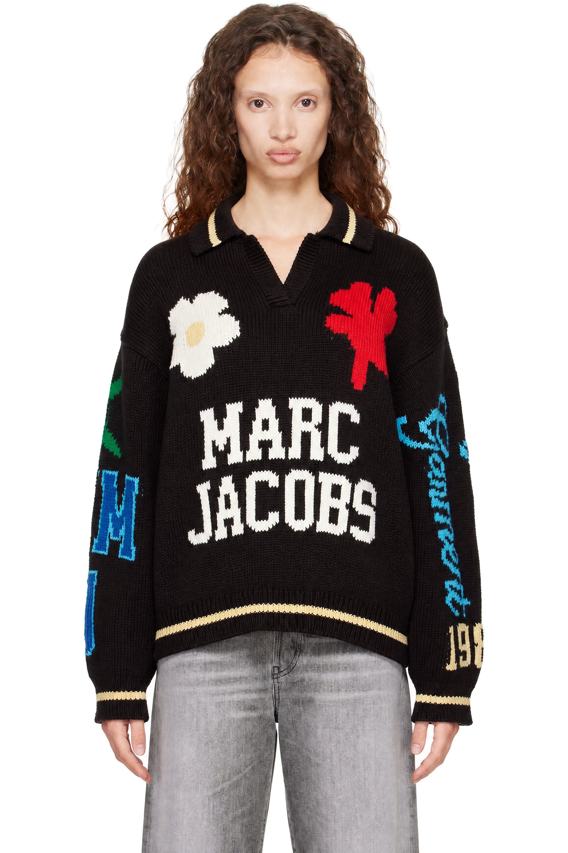 Marc Jacobs - Brown Varsity Knit Polo