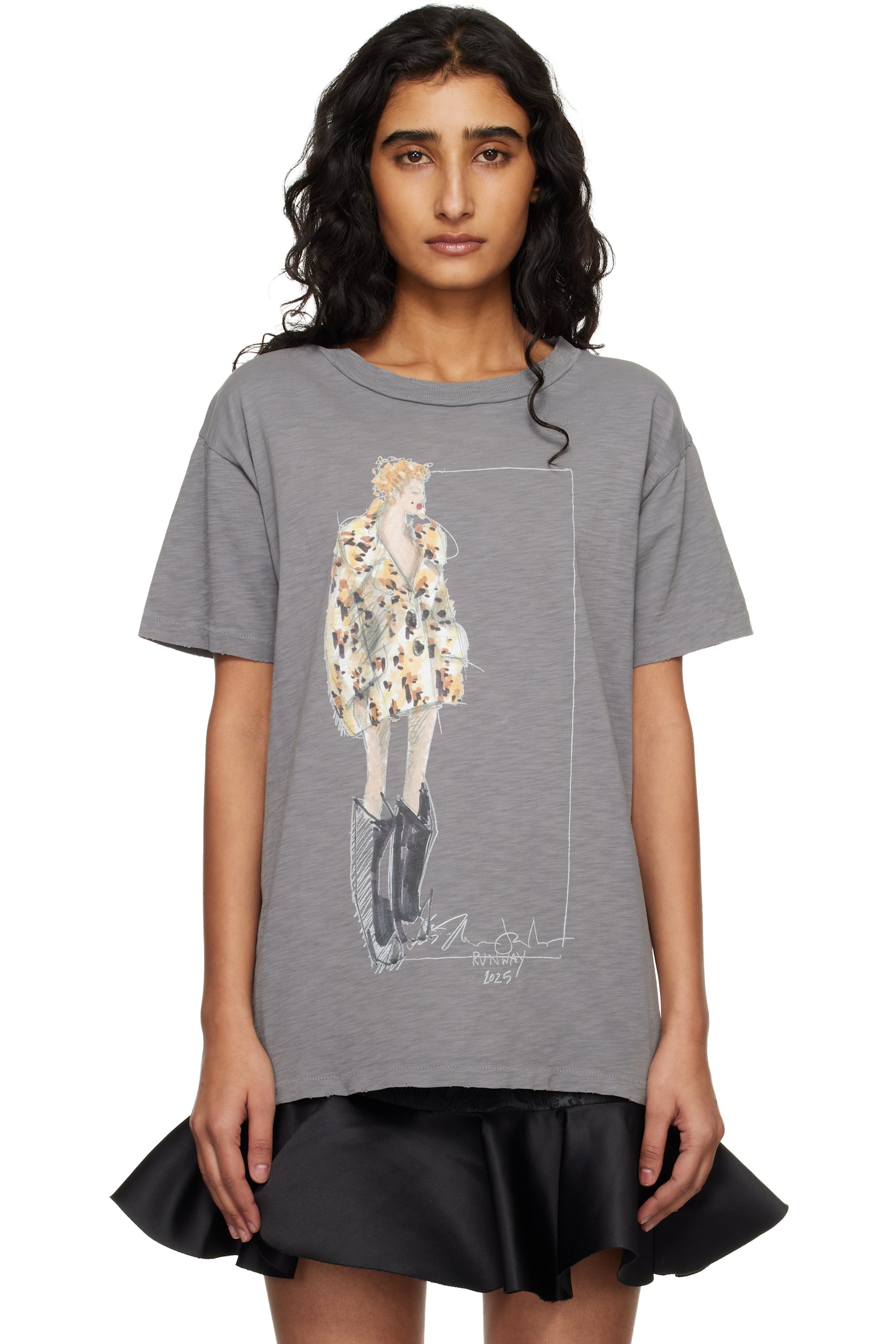Marc Jacobs - グレー 'Look 22' オーバーサイズ Tシャツ