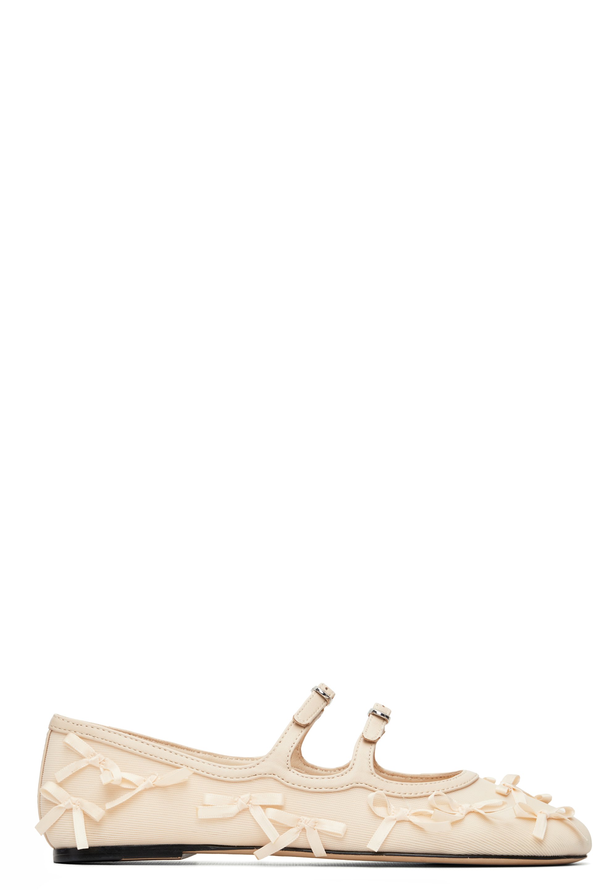 Marc Jacobs - Ballerines Kiki beiges à appliqués de boucle