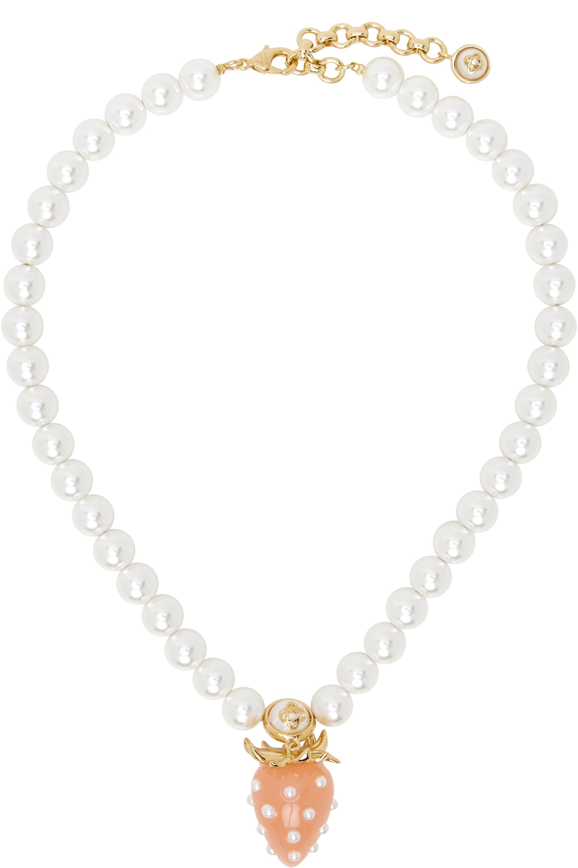 Casablanca - Collier à pendentif de fraise