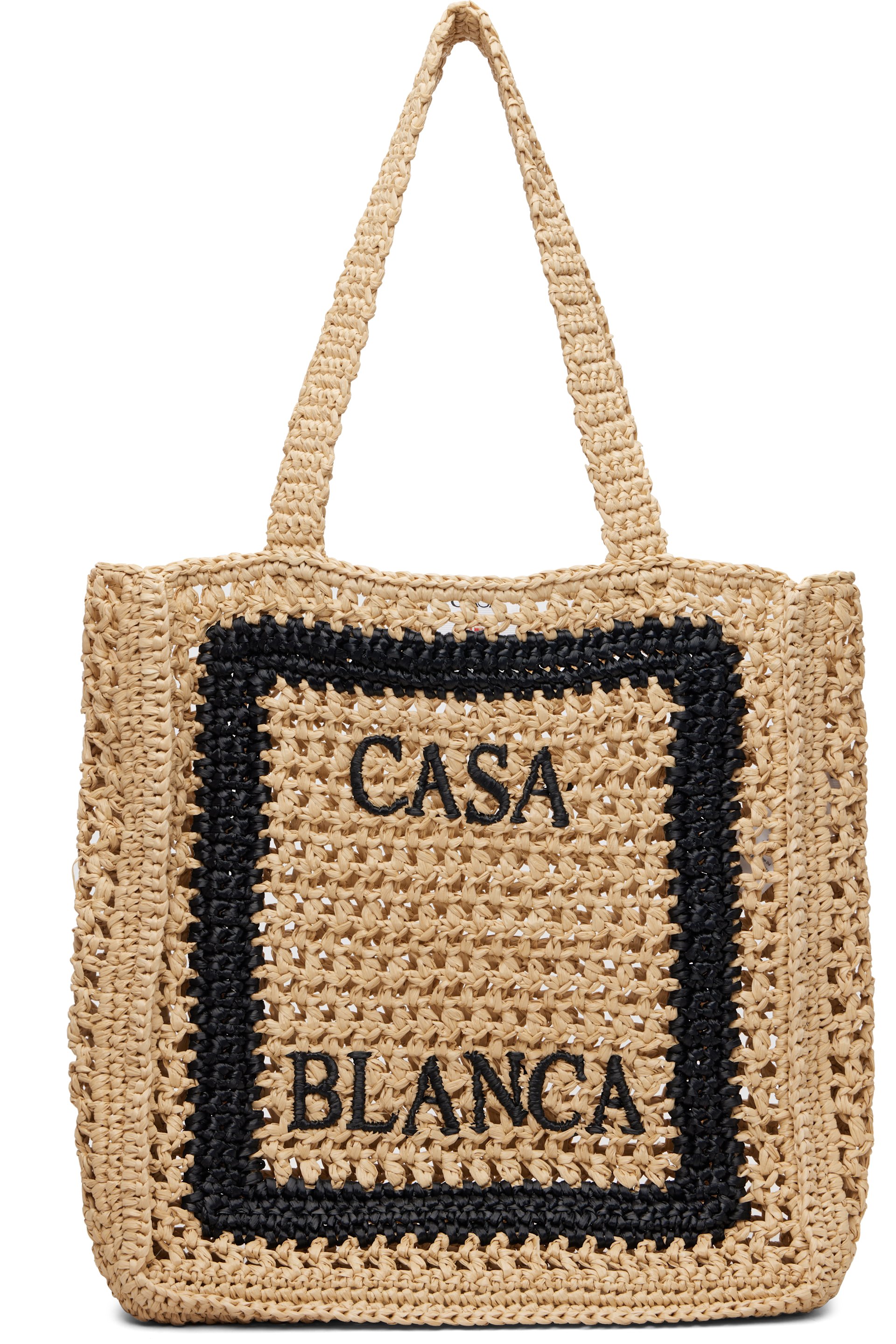 Casablanca - Cabas tissé beige