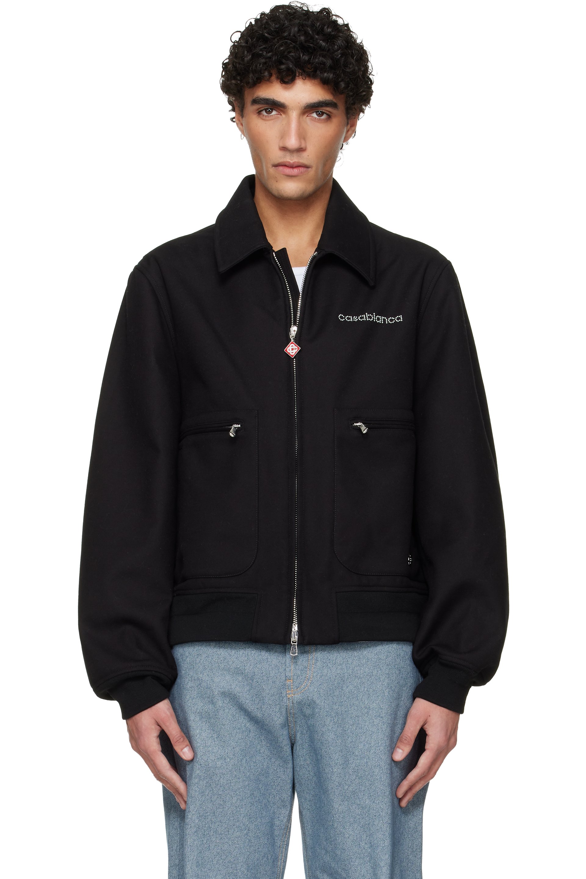 Casablanca - Black Wool Jacket