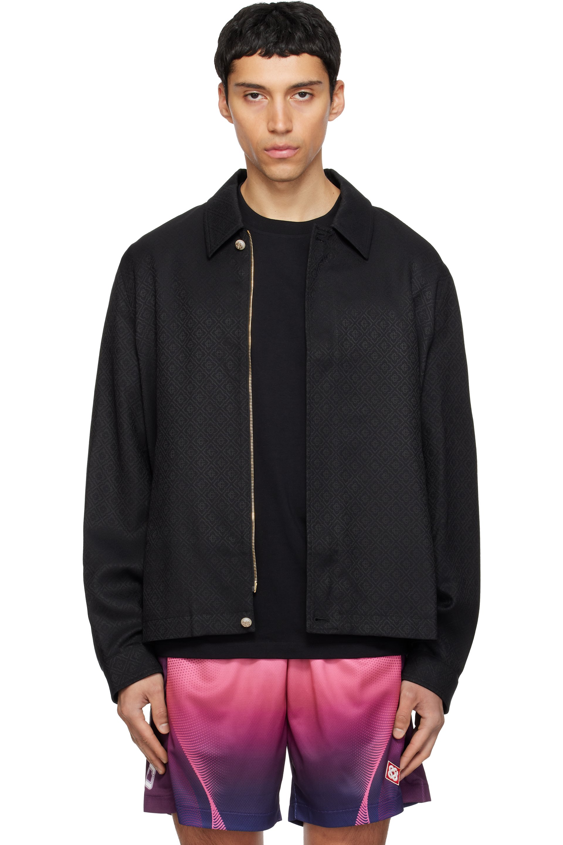 Casablanca - Black Monogram Sports Jacket