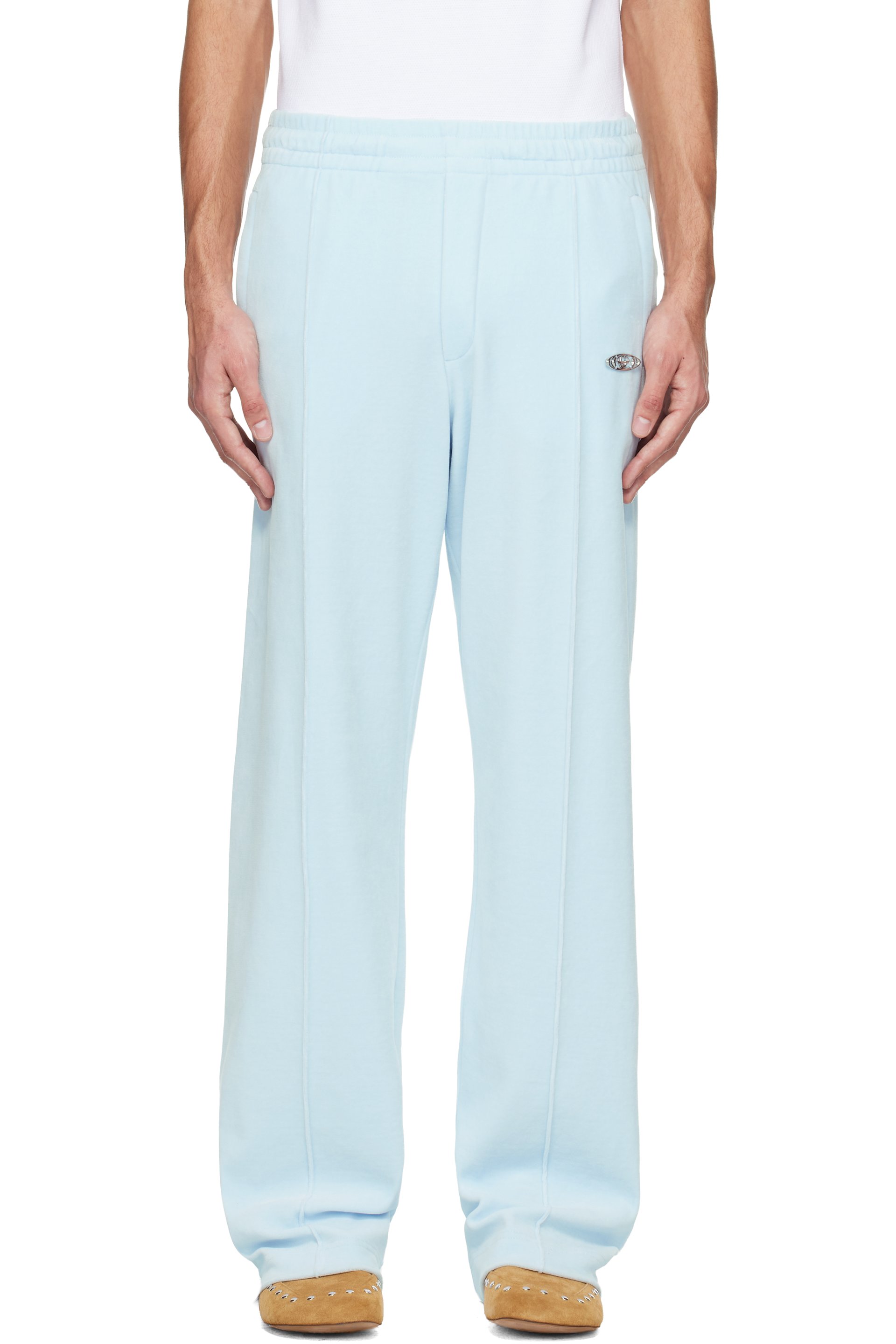 Casablanca - Blue Velour Track Pants