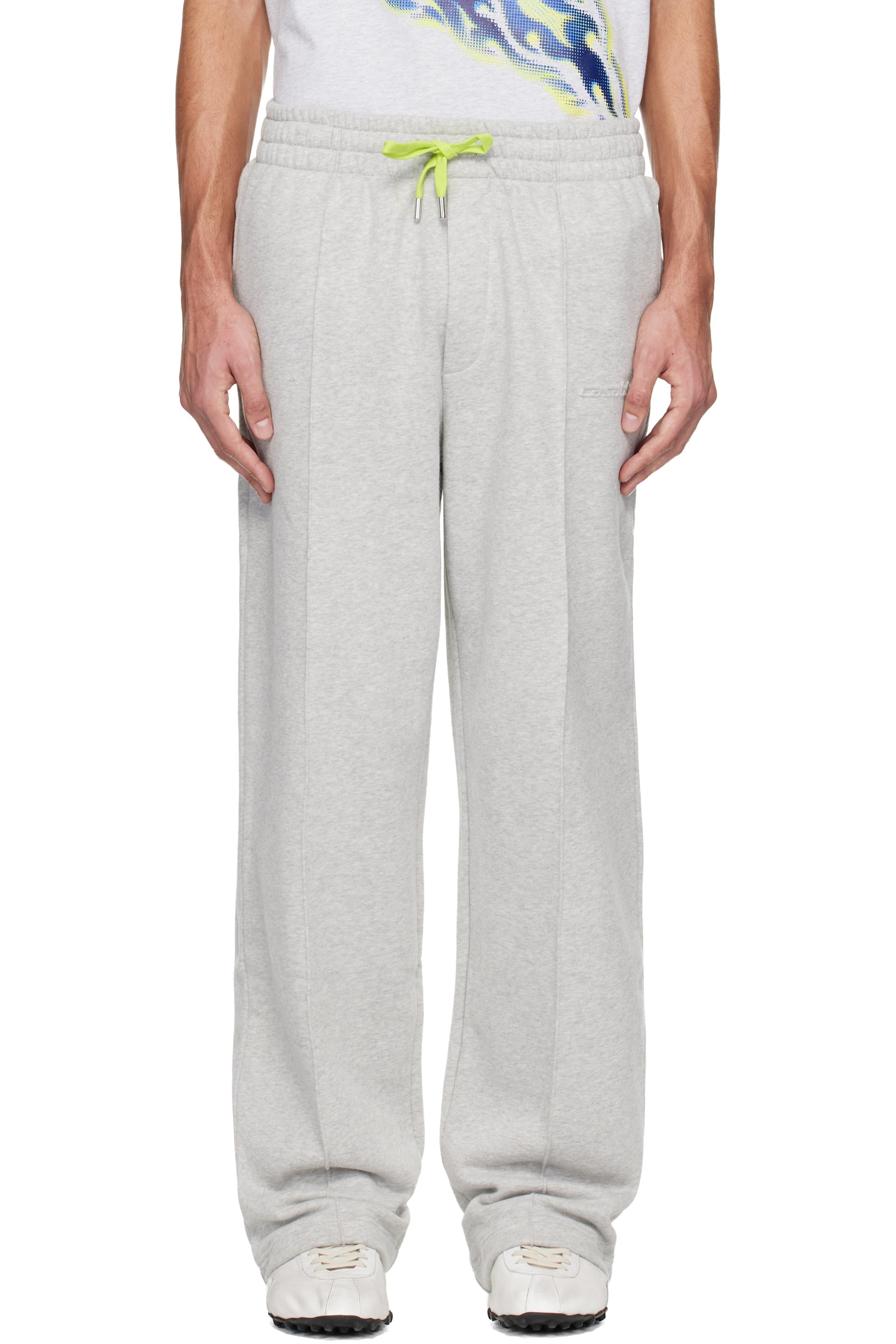 Casablanca - Gray Cashmere Blend Sweatpants