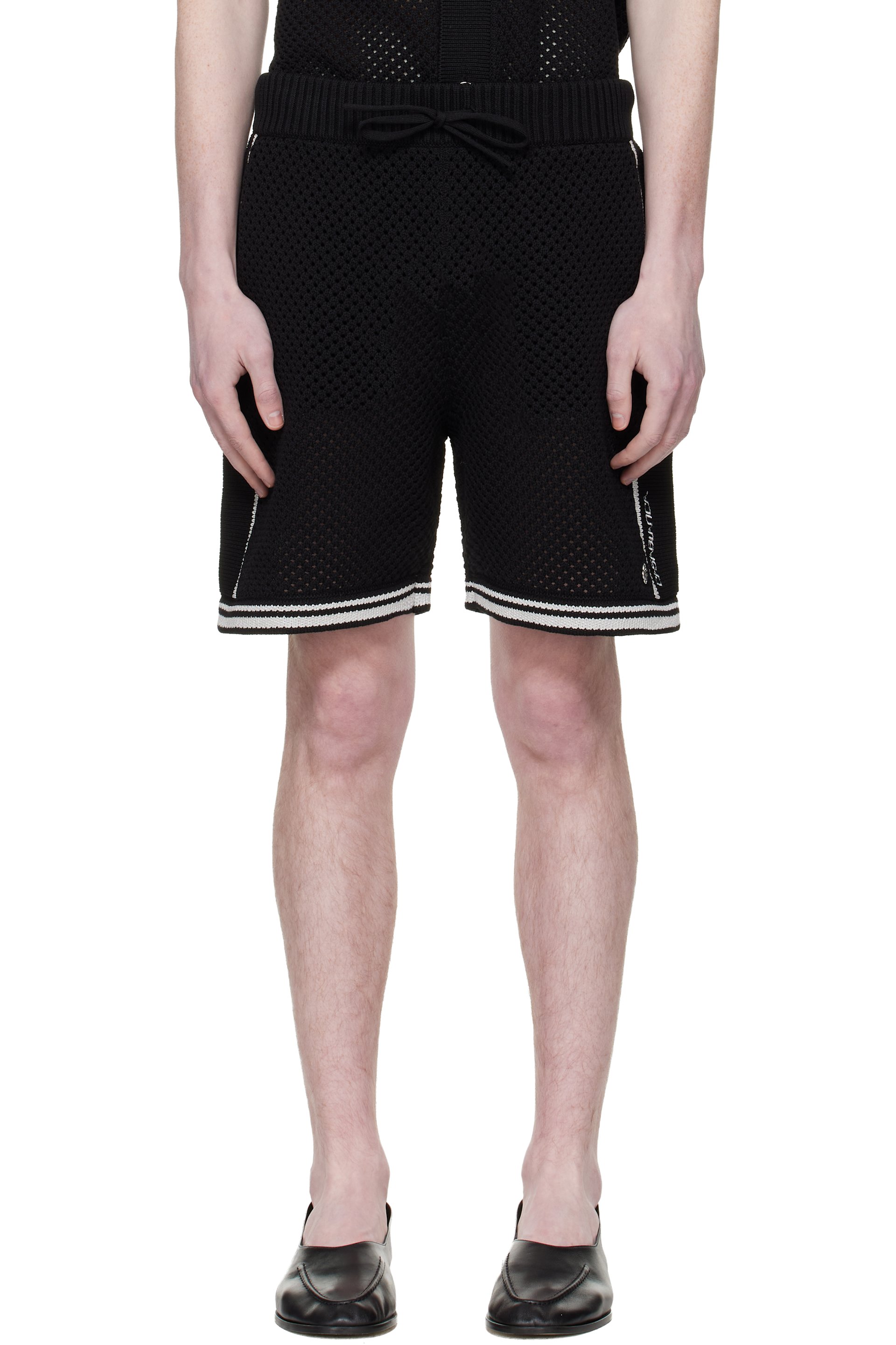 Casablanca - Black Mesh Shorts