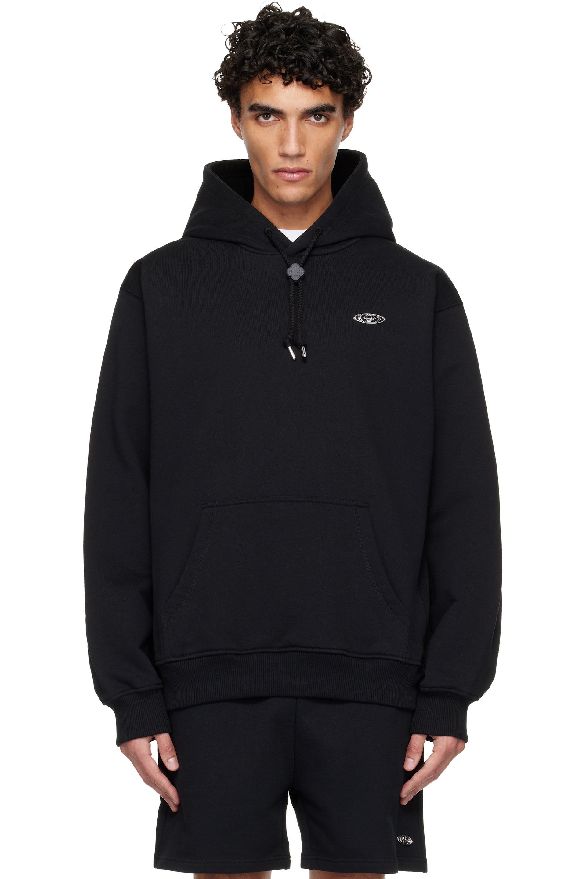 Casablanca - Black Warped Logo Hoodie