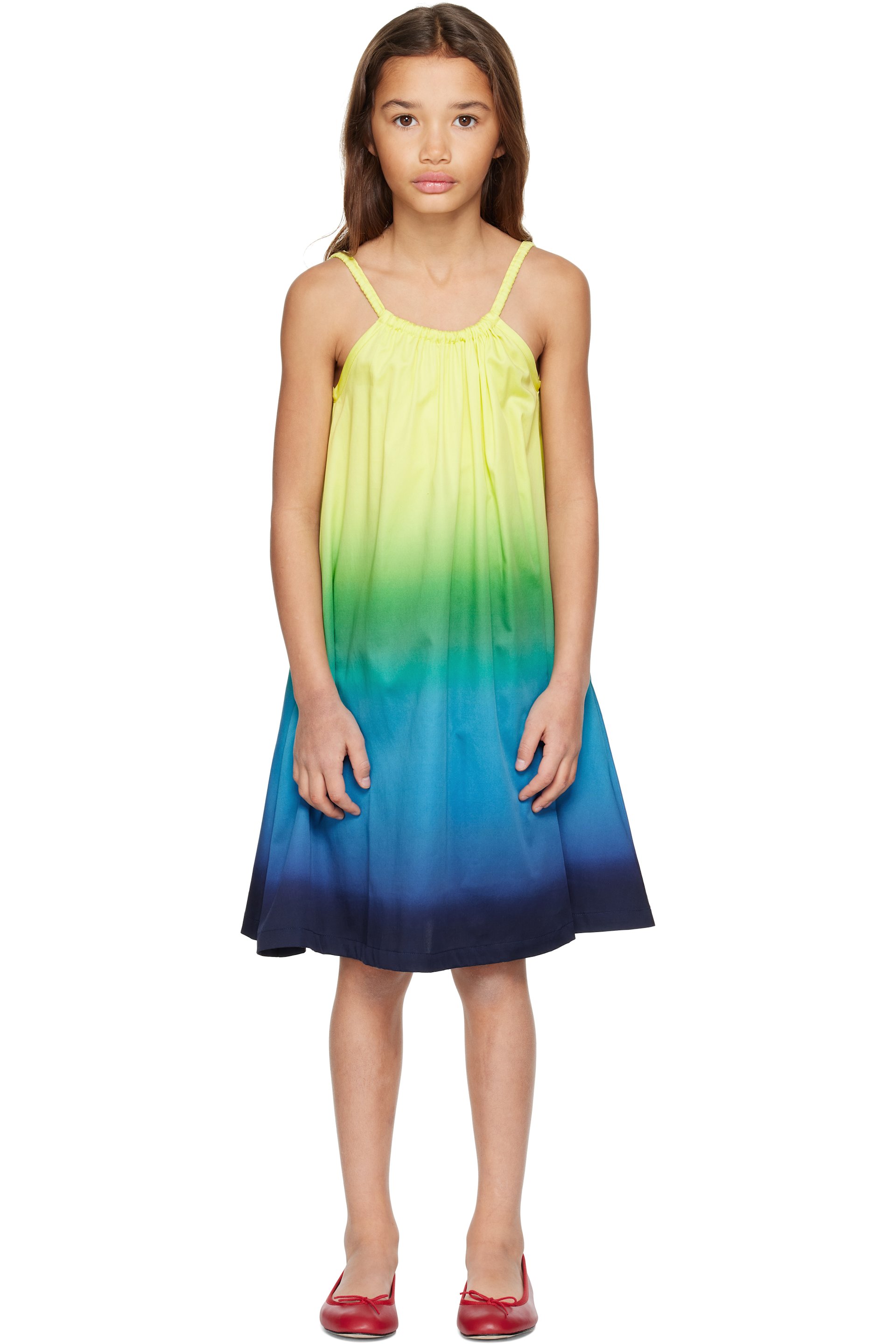 Casablanca - Kids Multicolor Gradient Dress