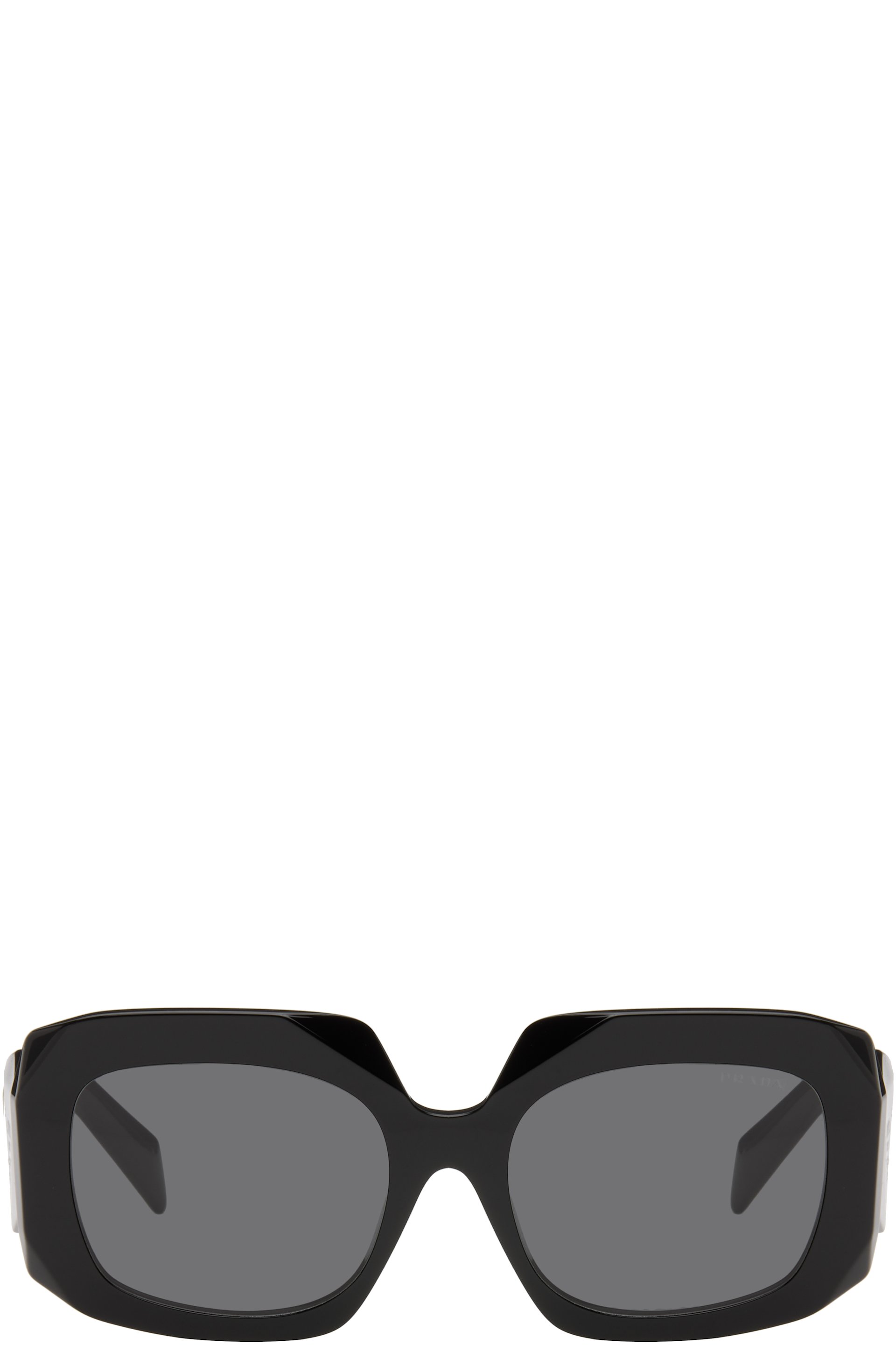 Prada Eyewear - 블랙 프라다 심볼 선글라스