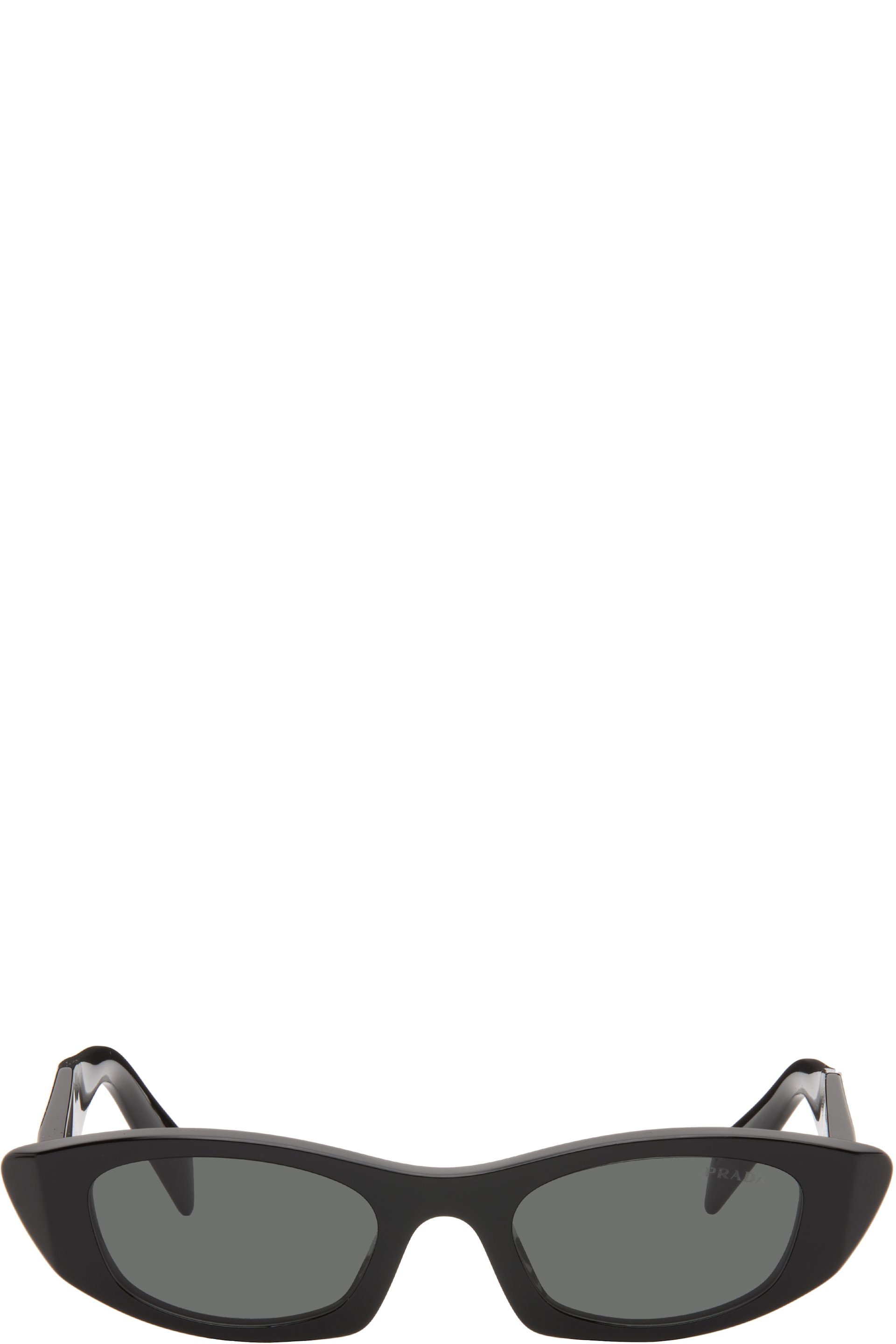 Prada Eyewear: Black 'Prada Symbole' Sunglasses | SSENSE Canada