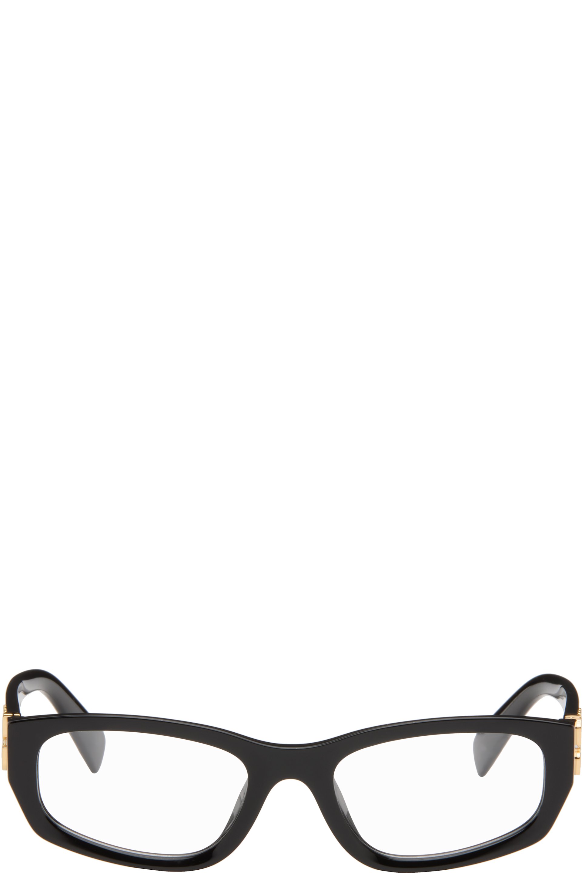Miu Miu Eyewear - Lunettes rectangulaires noires