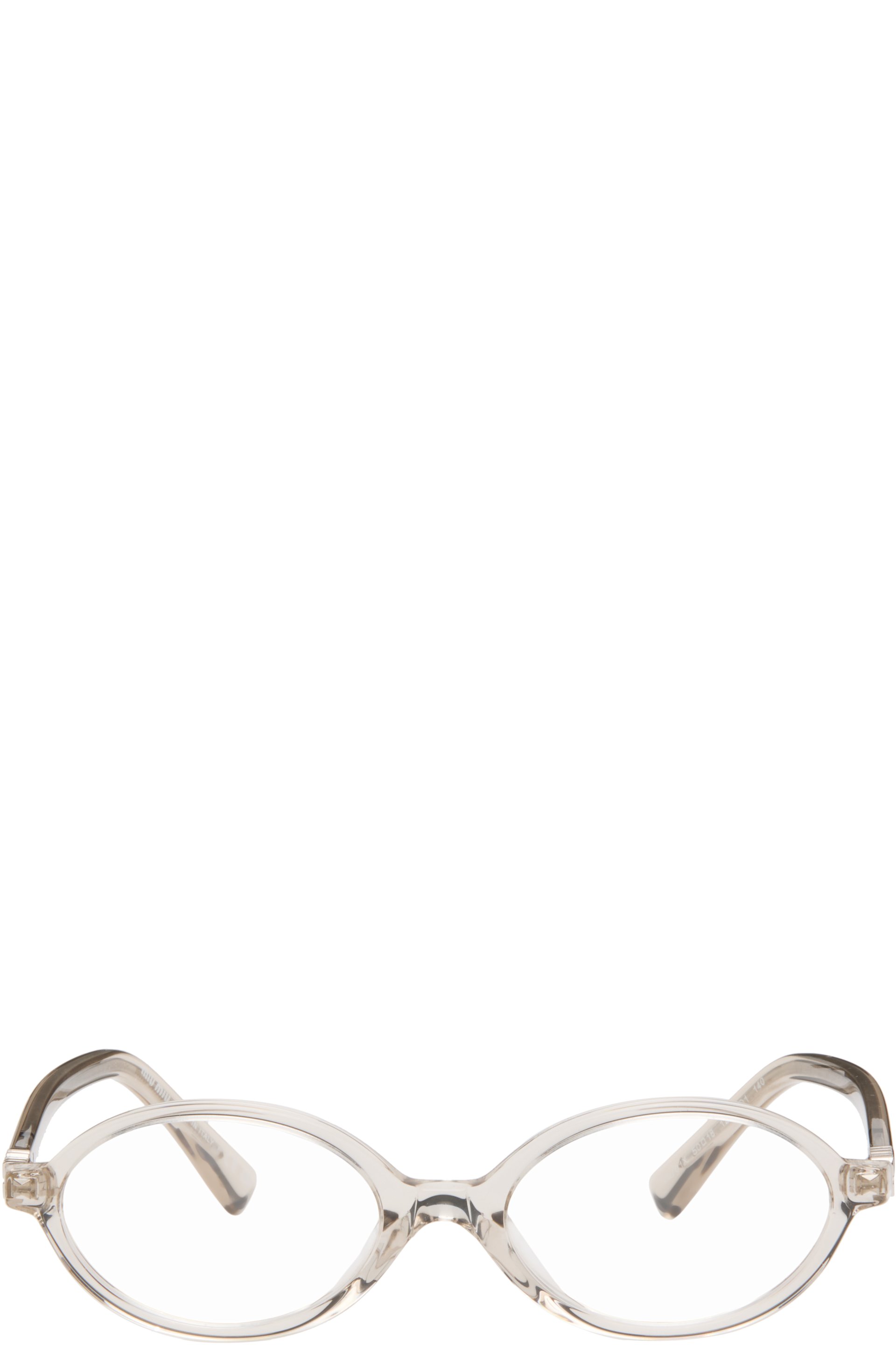 Miu Miu Eyewear - Lunettes transparentes à logos - Regard