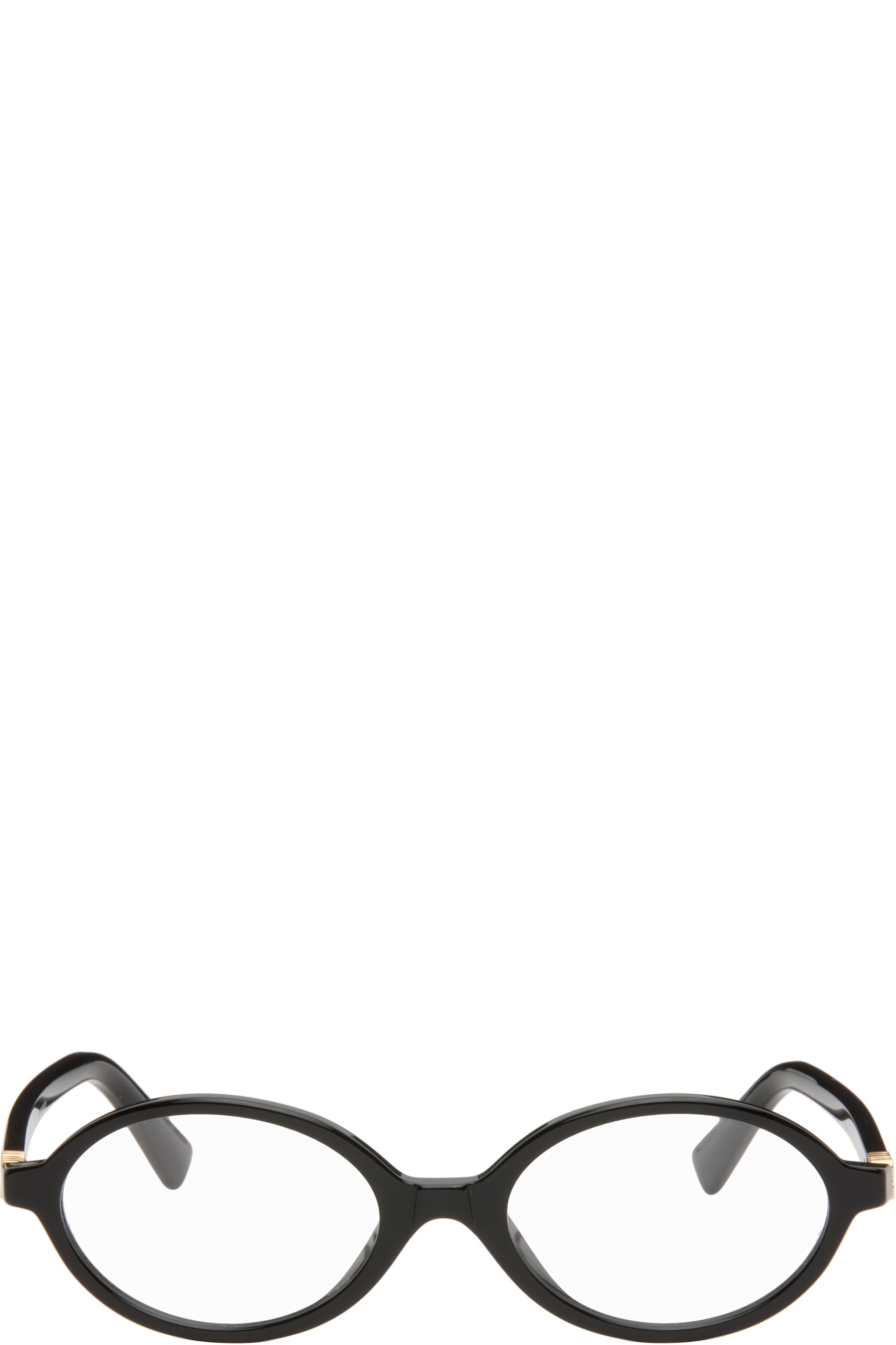 Miu Miu Eyewear - Lunettes ovales Breaking the Rules noires