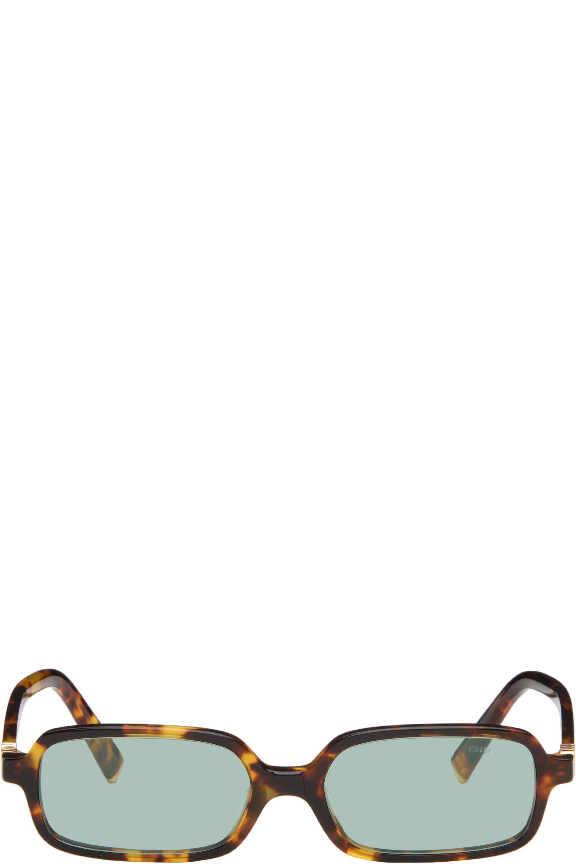 Miu Miu Eyewear - Lunettes de soleil brunes - Regard