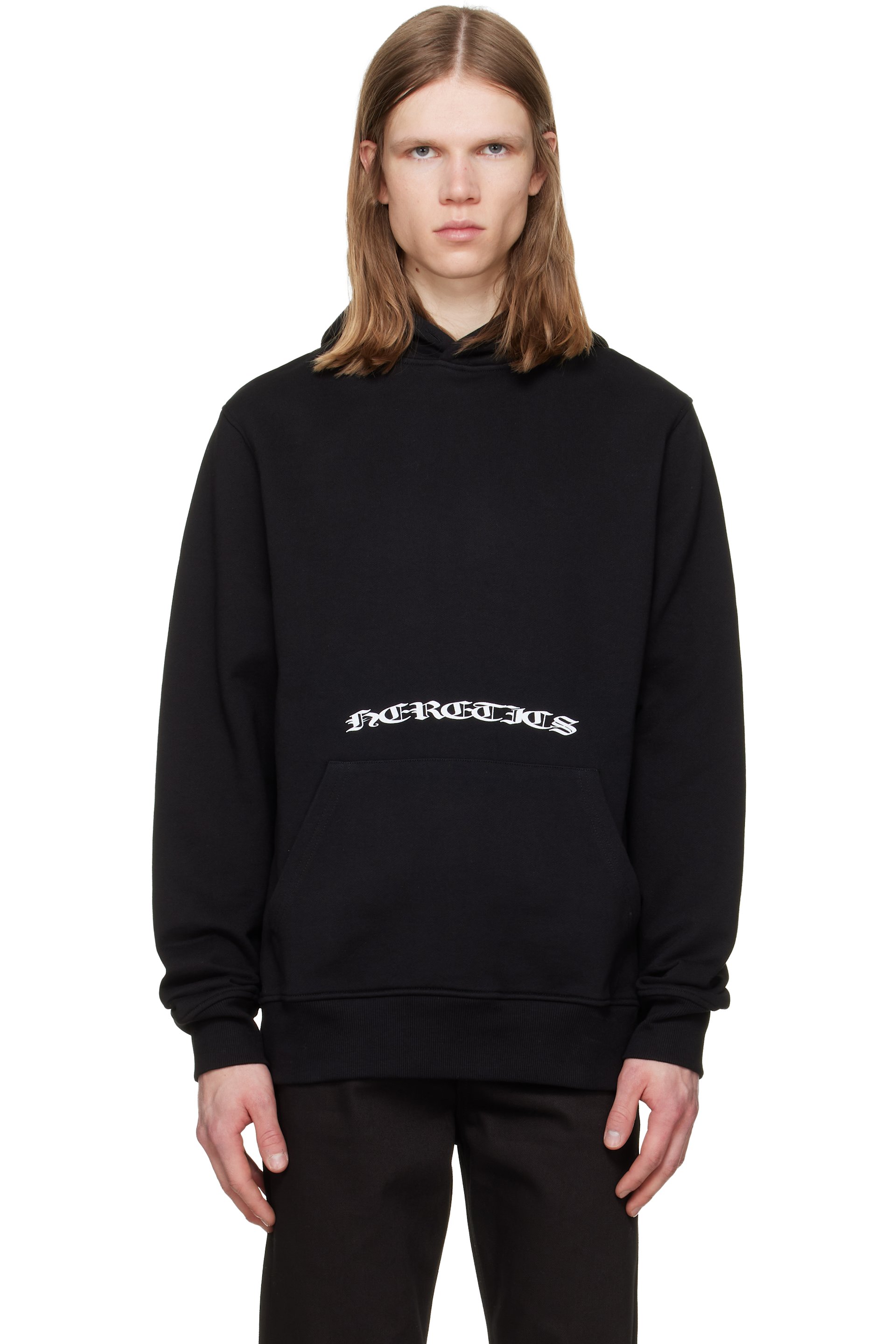 JKEEFER - Pull à capuche Heretics Flag noir