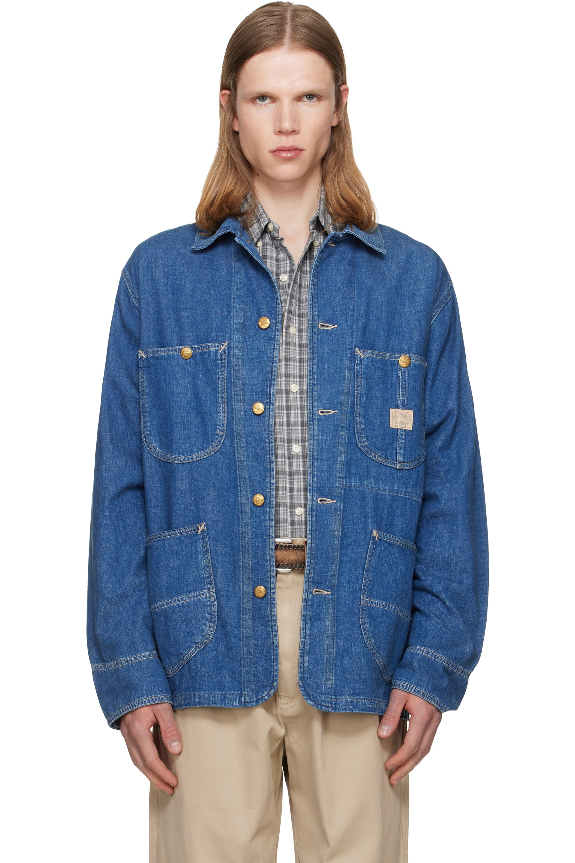 Polo Ralph Lauren - Blue 'The Waldron' Denim Utility Jacket