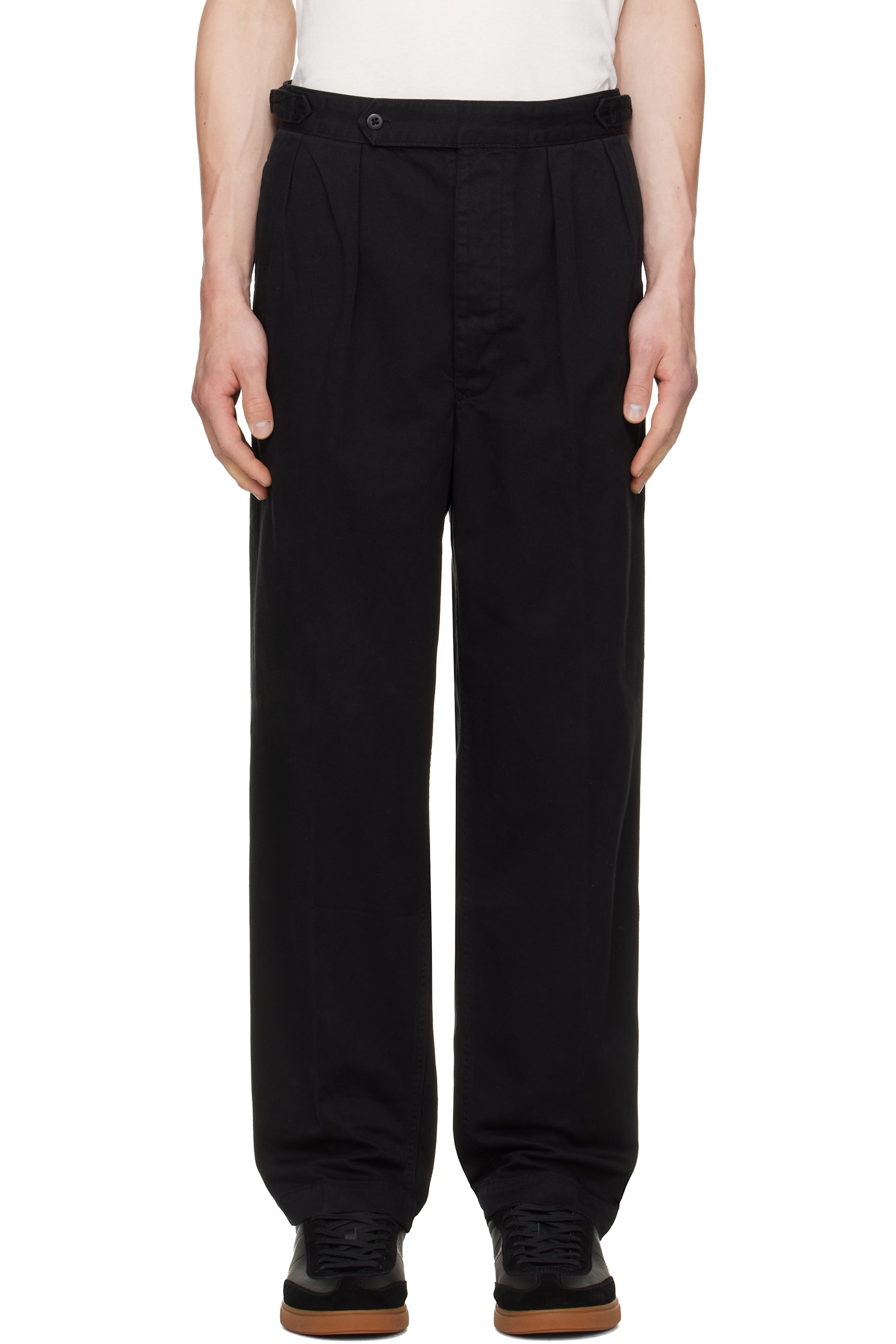 Polo Ralph Lauren - Black Relaxed Fit Twill Officer’s Trousers