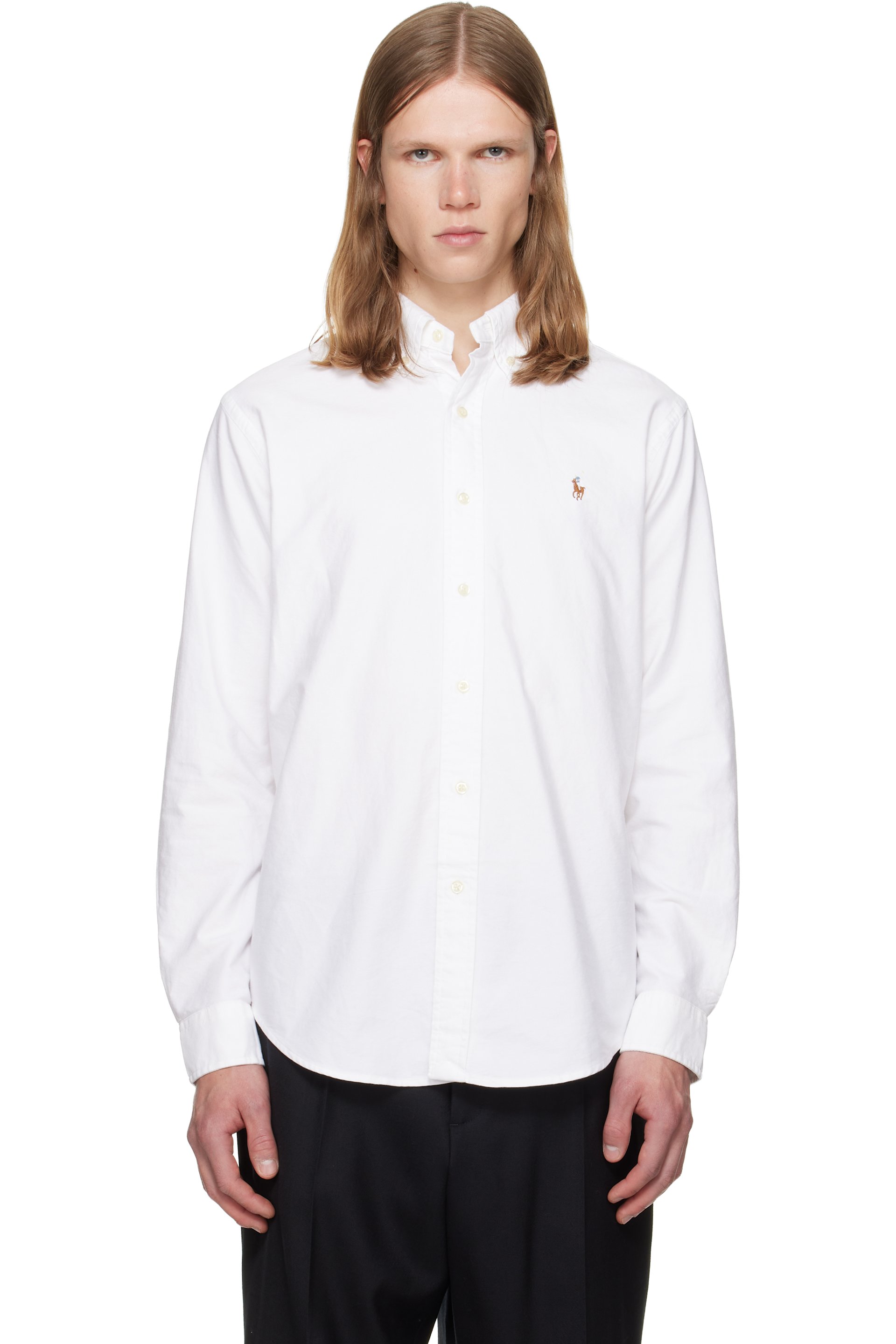 Polo Ralph Lauren - Chemise blanche en toile oxford