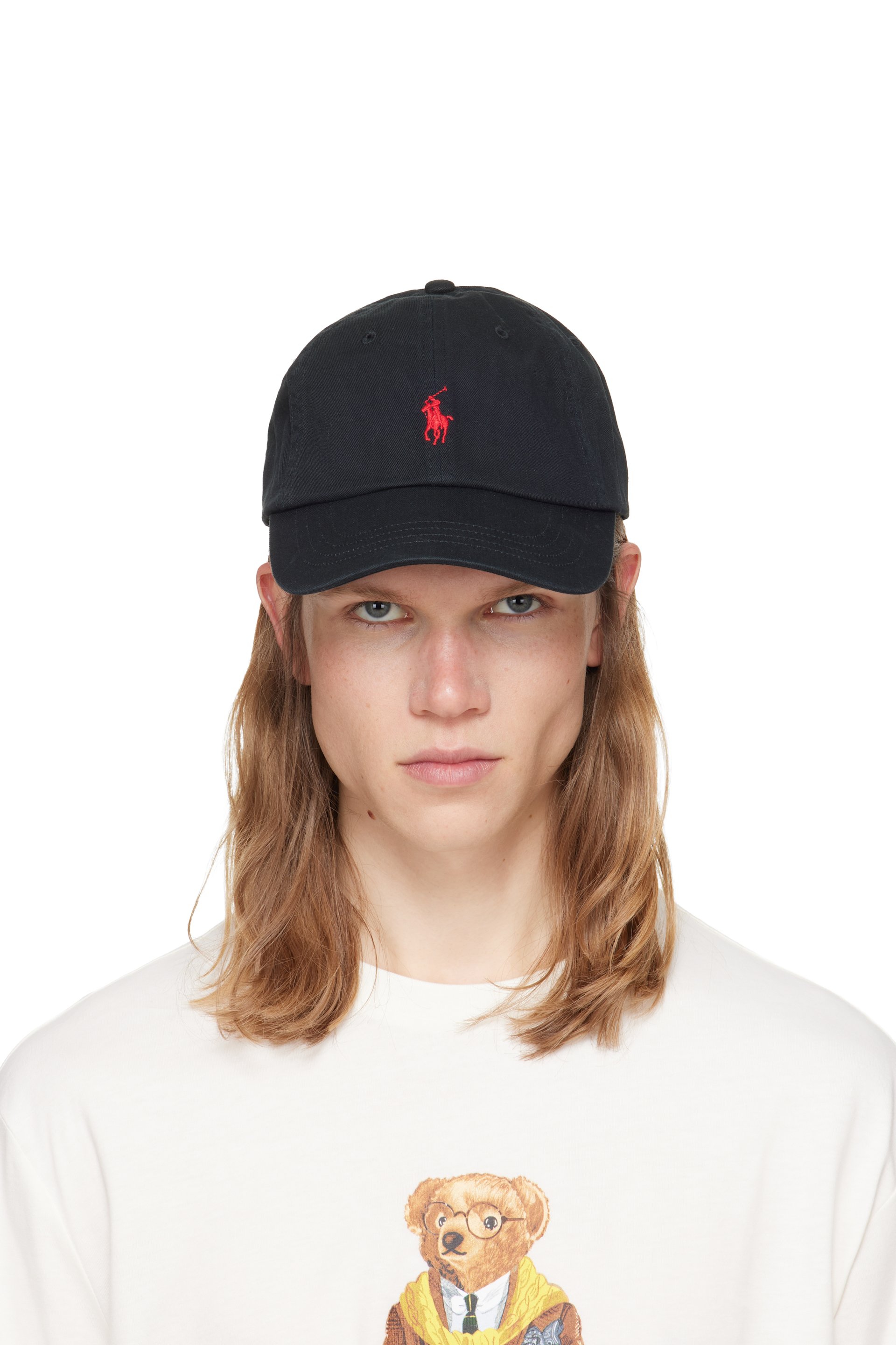 Polo Ralph Lauren - Black 'The Iconic Cotton Chino' Ball Cap