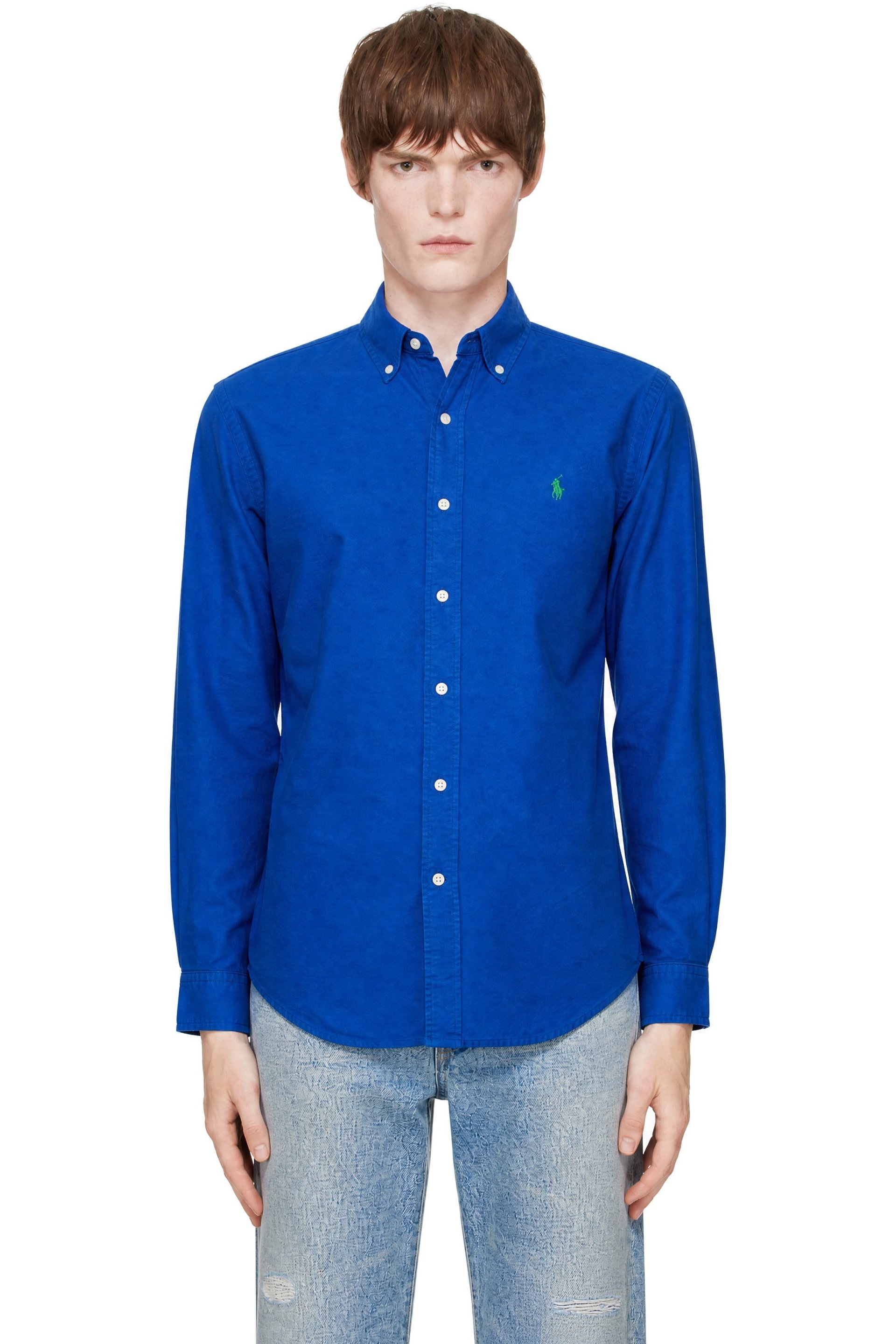 Polo Ralph Lauren - Blue Garment-Dyed Oxford Shirt