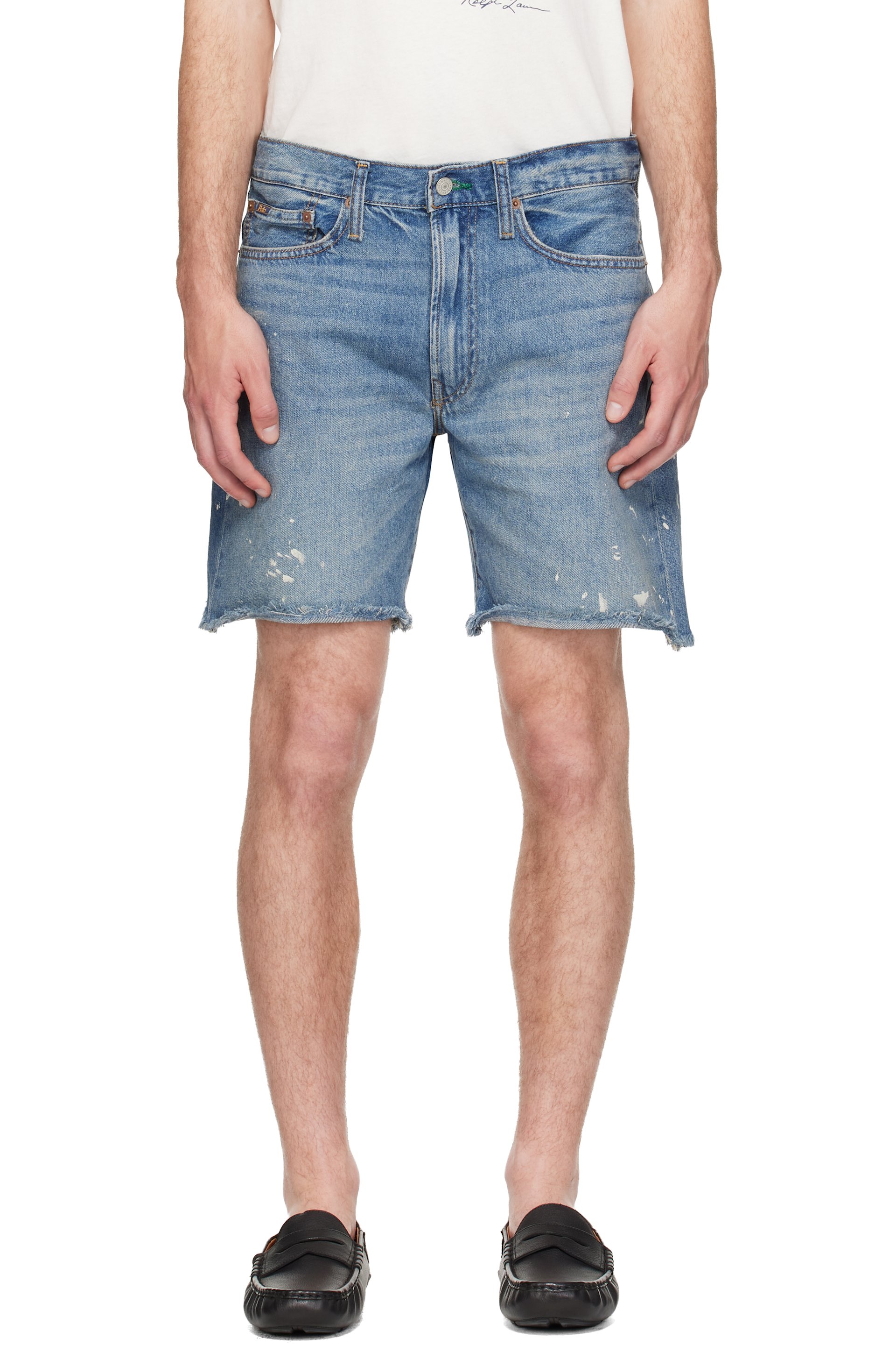 Polo Ralph Lauren - Blue 8-Inch Vintage Classic Cutoff Denim Shorts