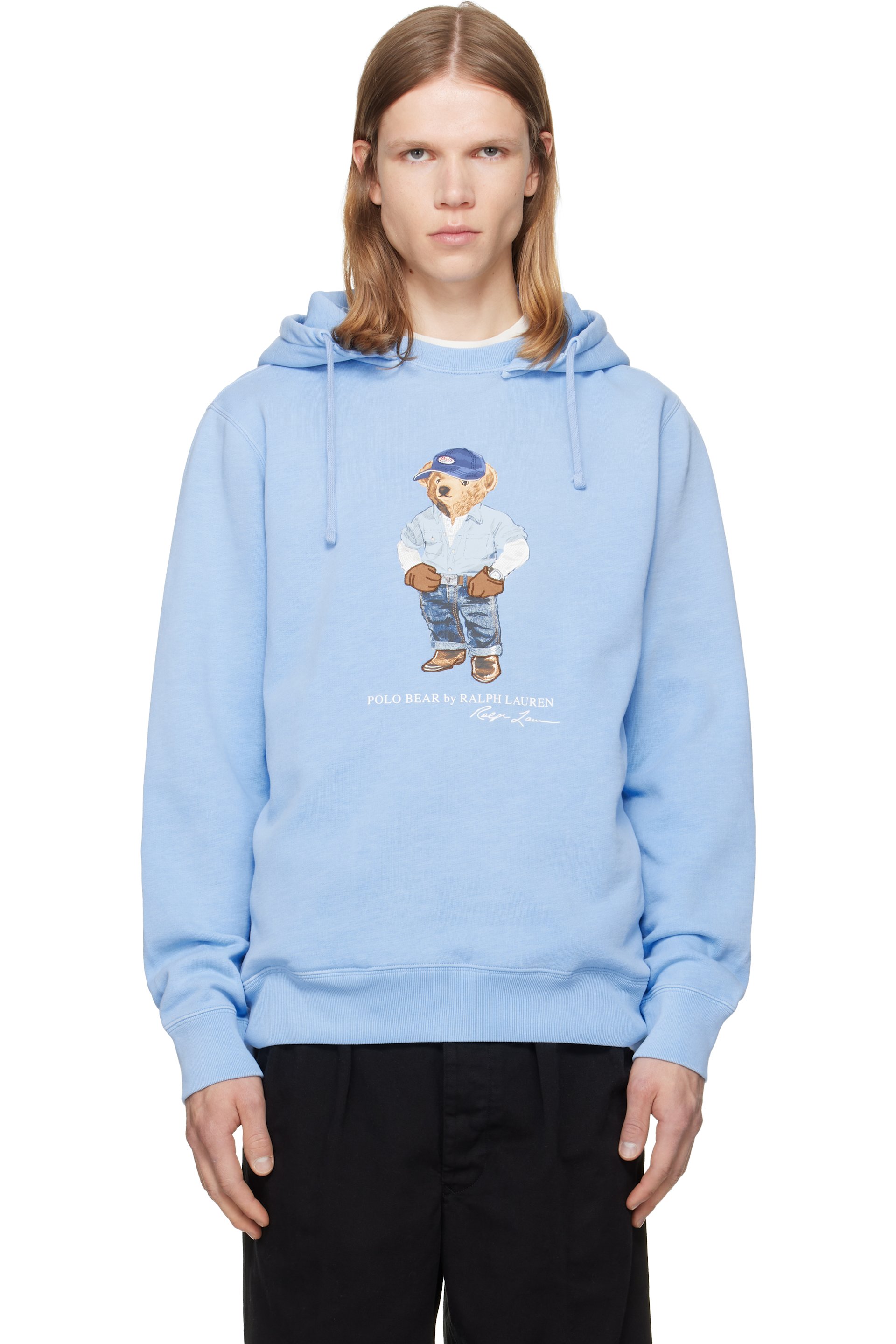 Polo Ralph Lauren - Blue Polo Bear Fleece Hoodie