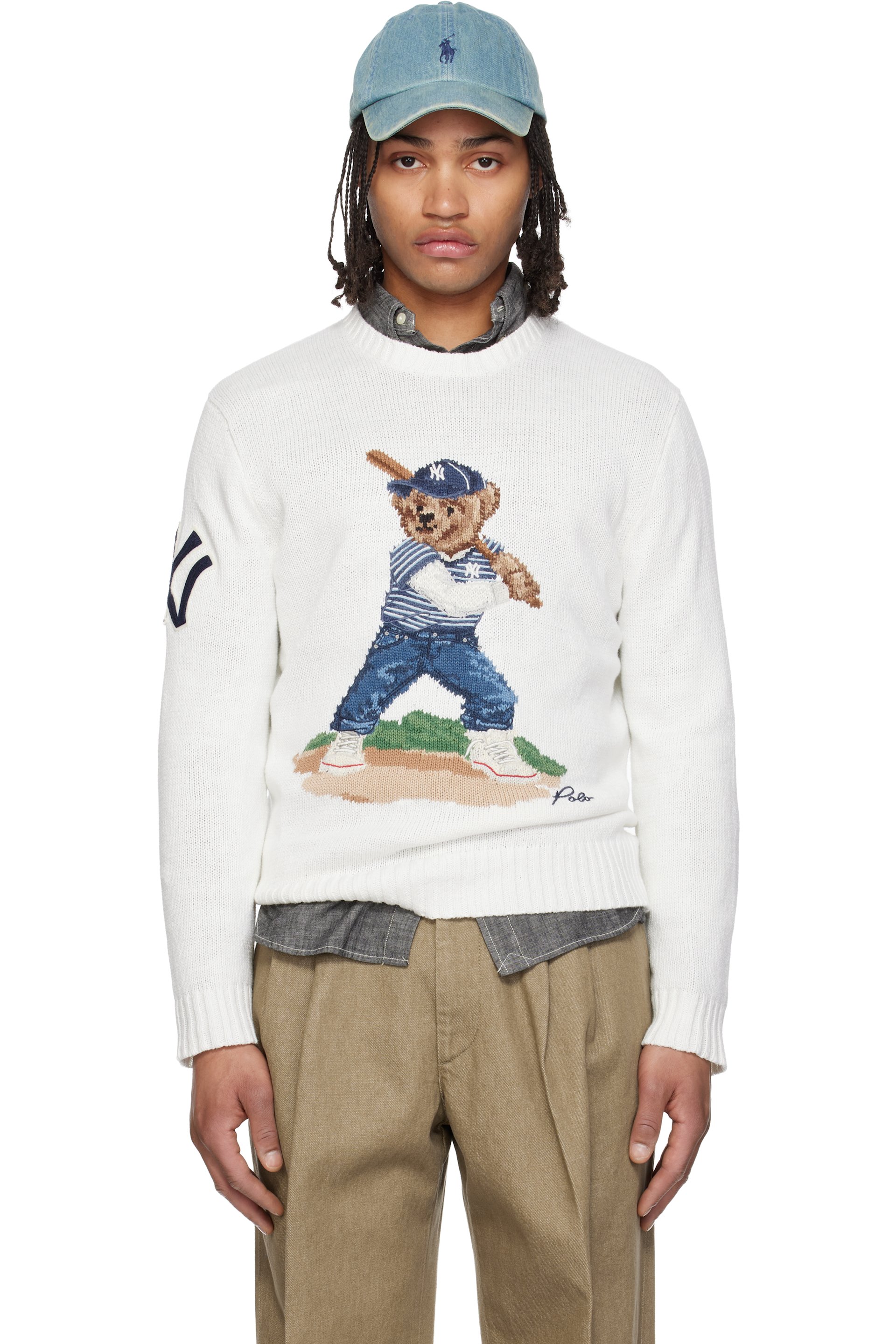 Polo Ralph Lauren: Off-White MLB Edition Polo Ralph Lauren Yankees