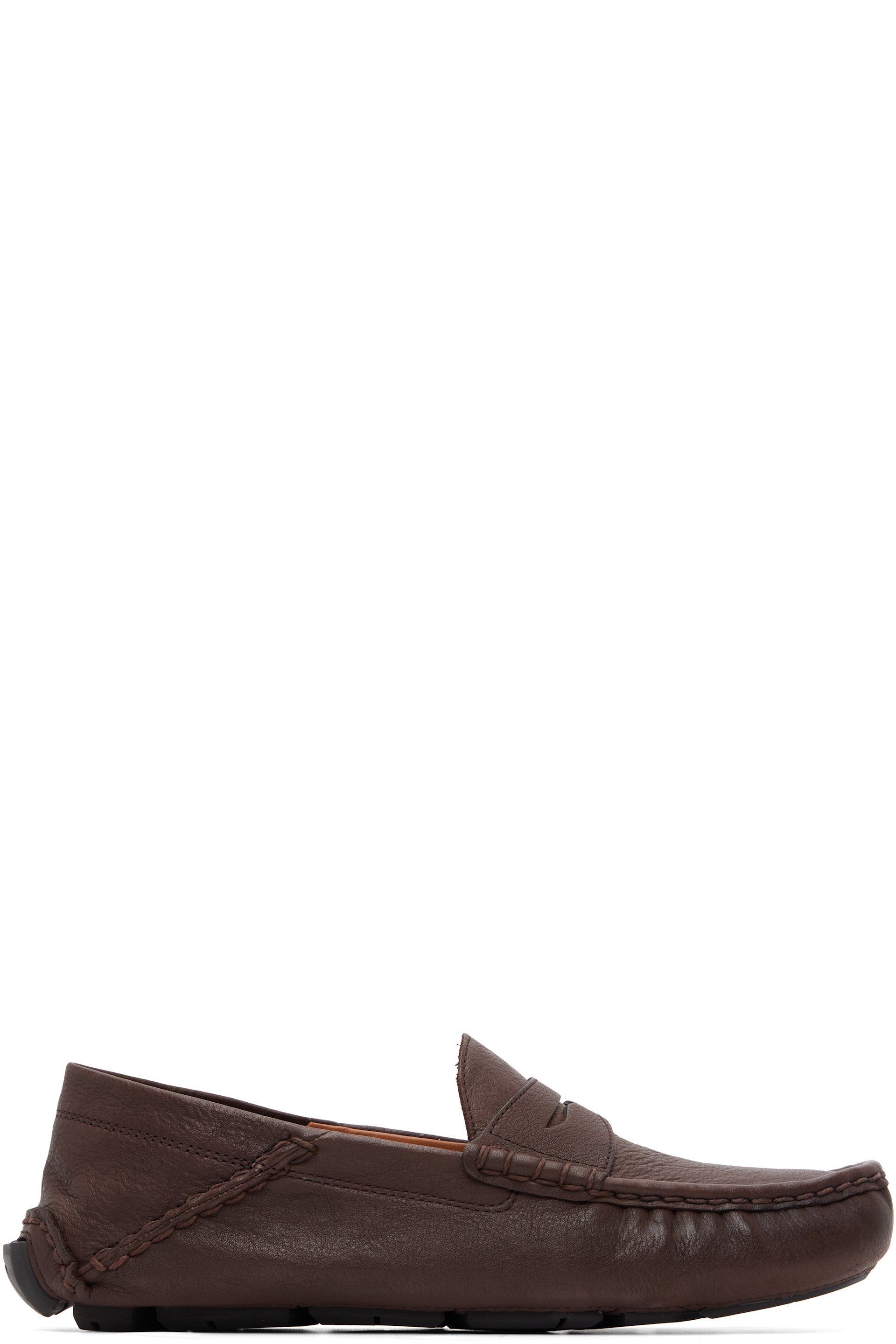 Polo Ralph Lauren - Brown Anders Leather Driver Shoes