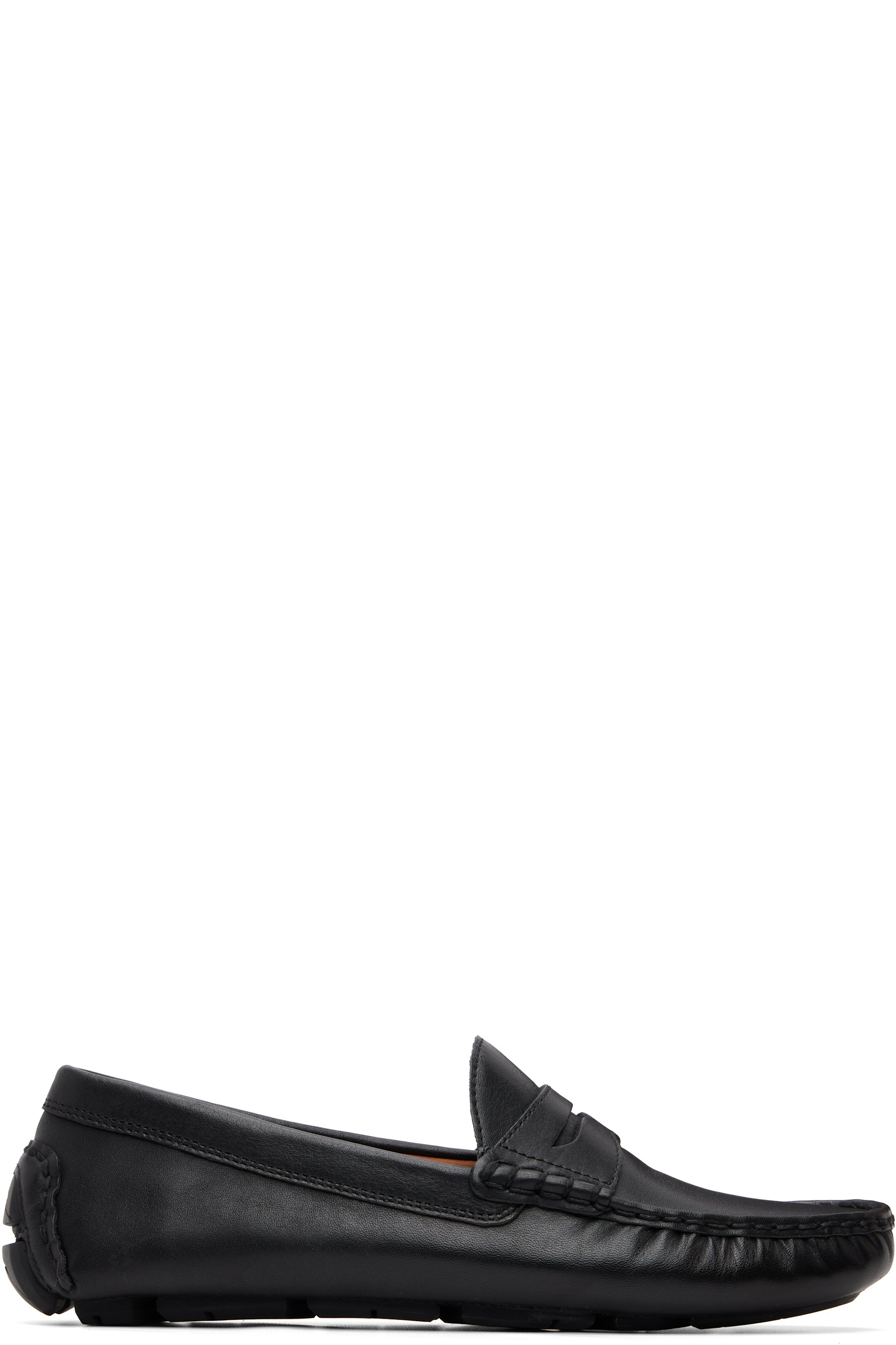 Polo Ralph Lauren - Black Anders Leather Driver Loafers