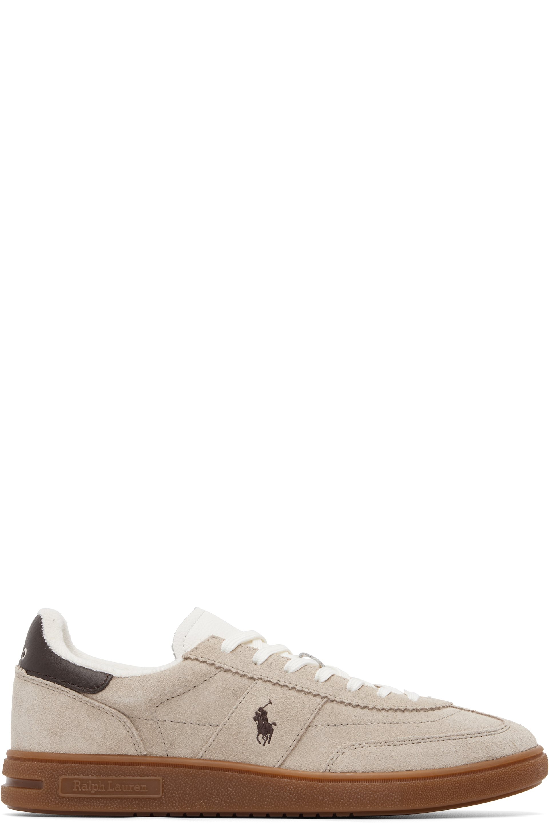 Polo Ralph Lauren - Beige Bedford Suede Sneakers