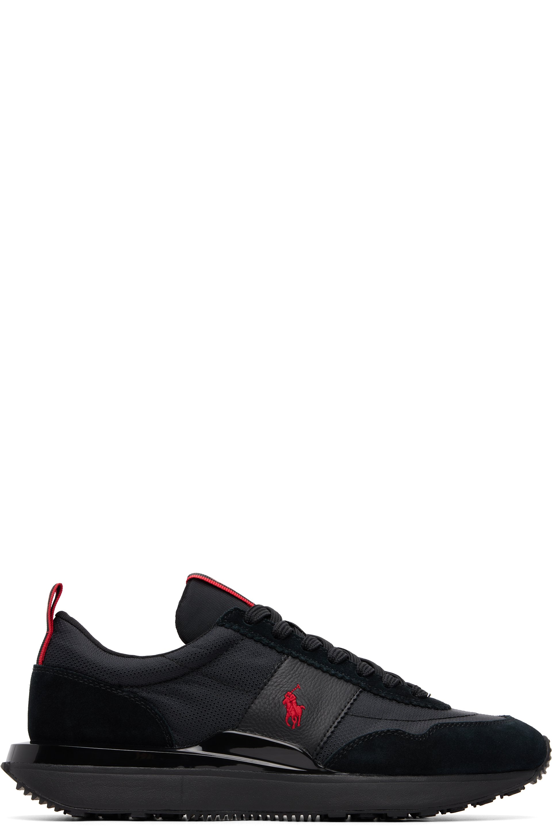 Polo Ralph Lauren - Black Train 89 Suede & Oxford Sneakers