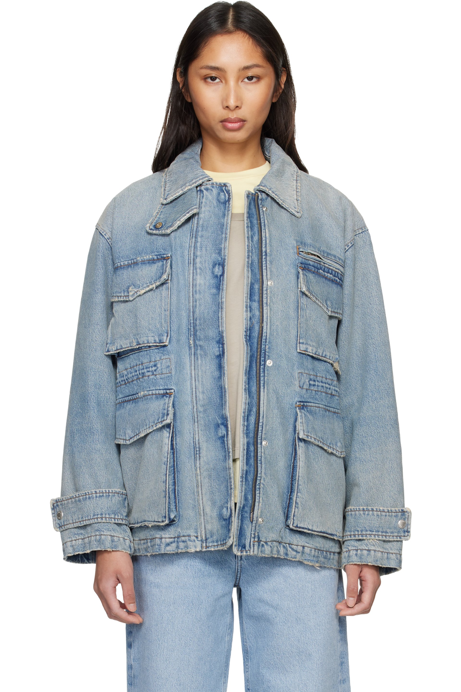 AGOLDE - Blue Aubrey Denim Jacket