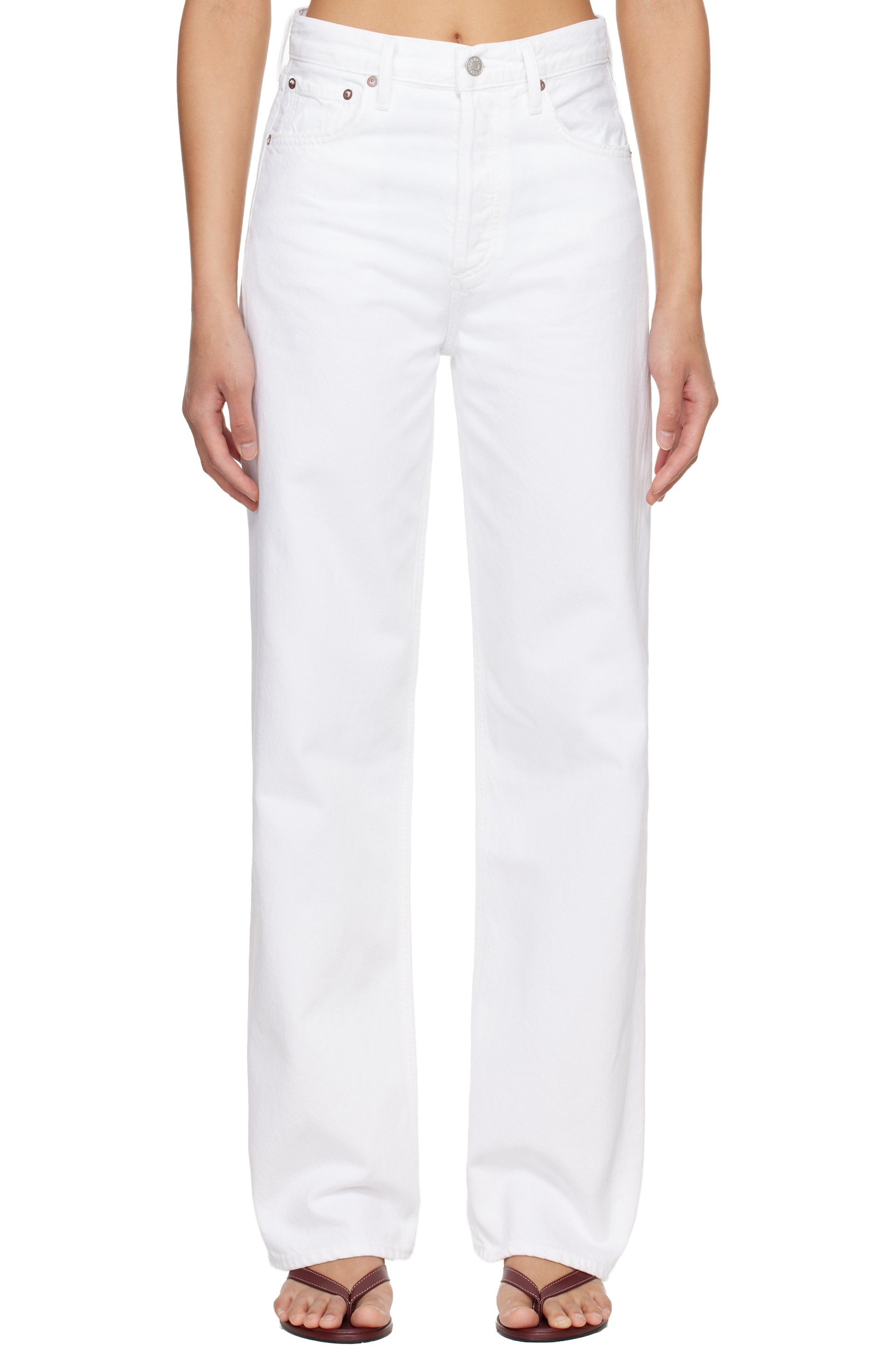 AGOLDE - White Ren Jeans