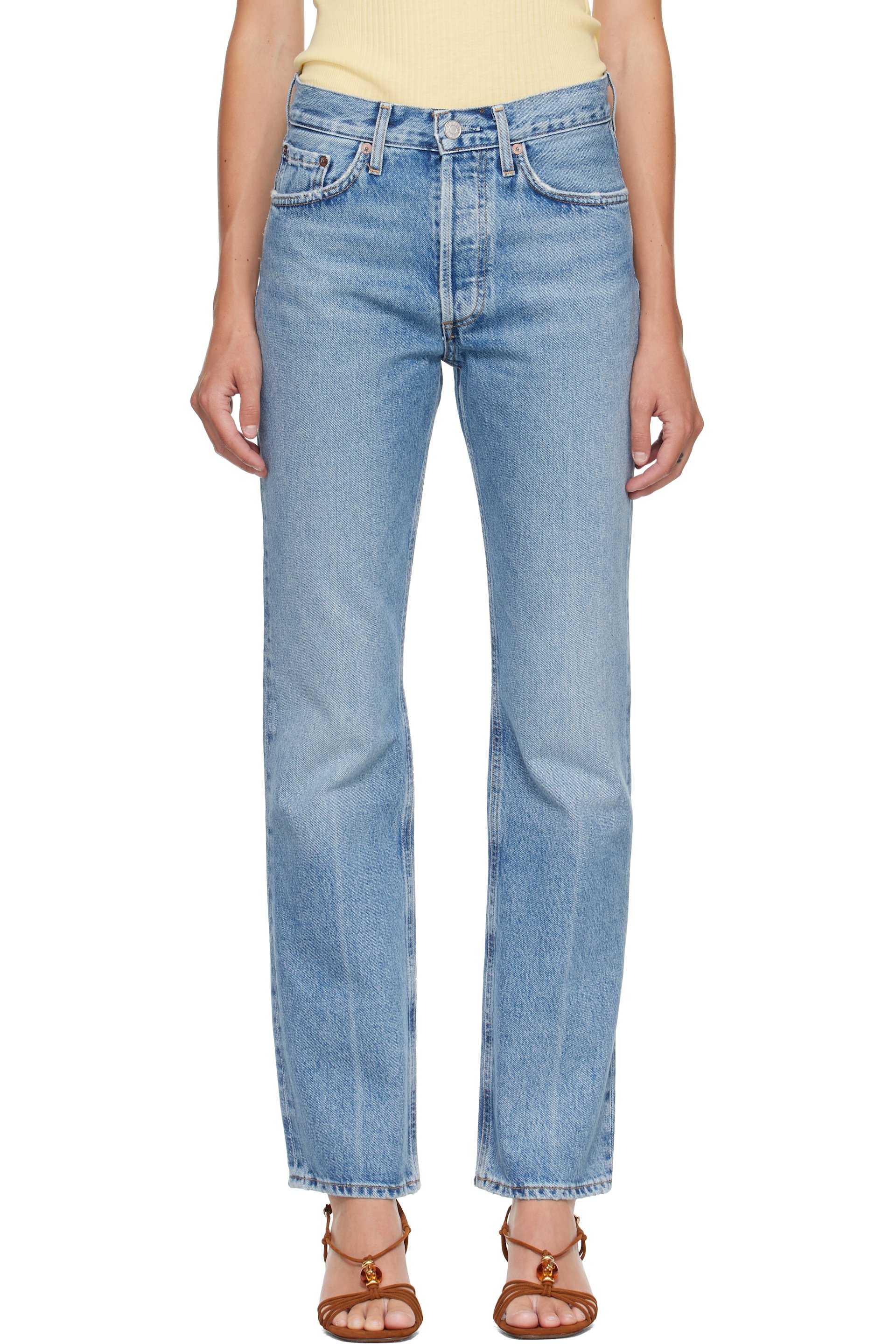 AGOLDE - Blue Lana Jeans
