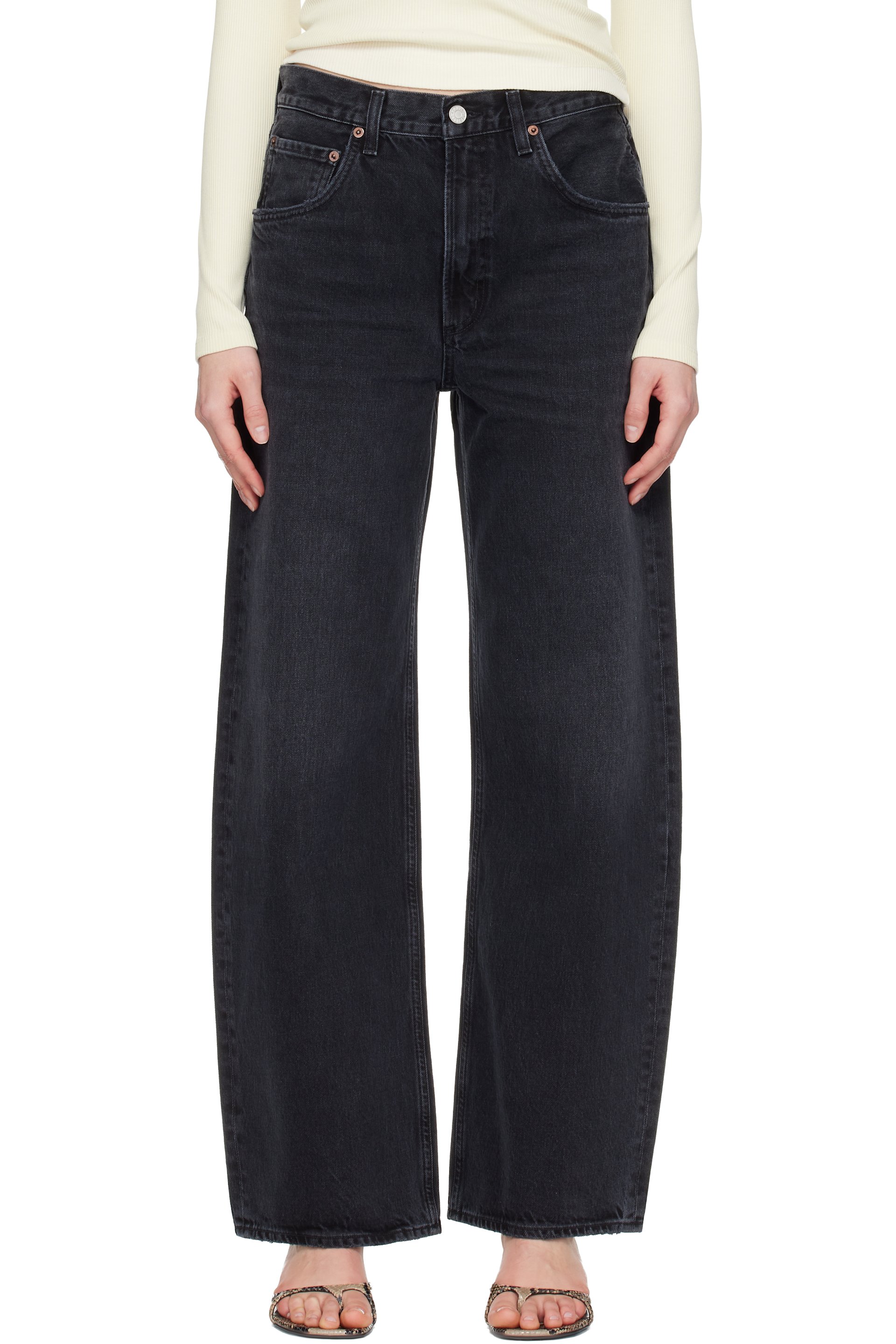 AGOLDE - Black Low Curve Jeans