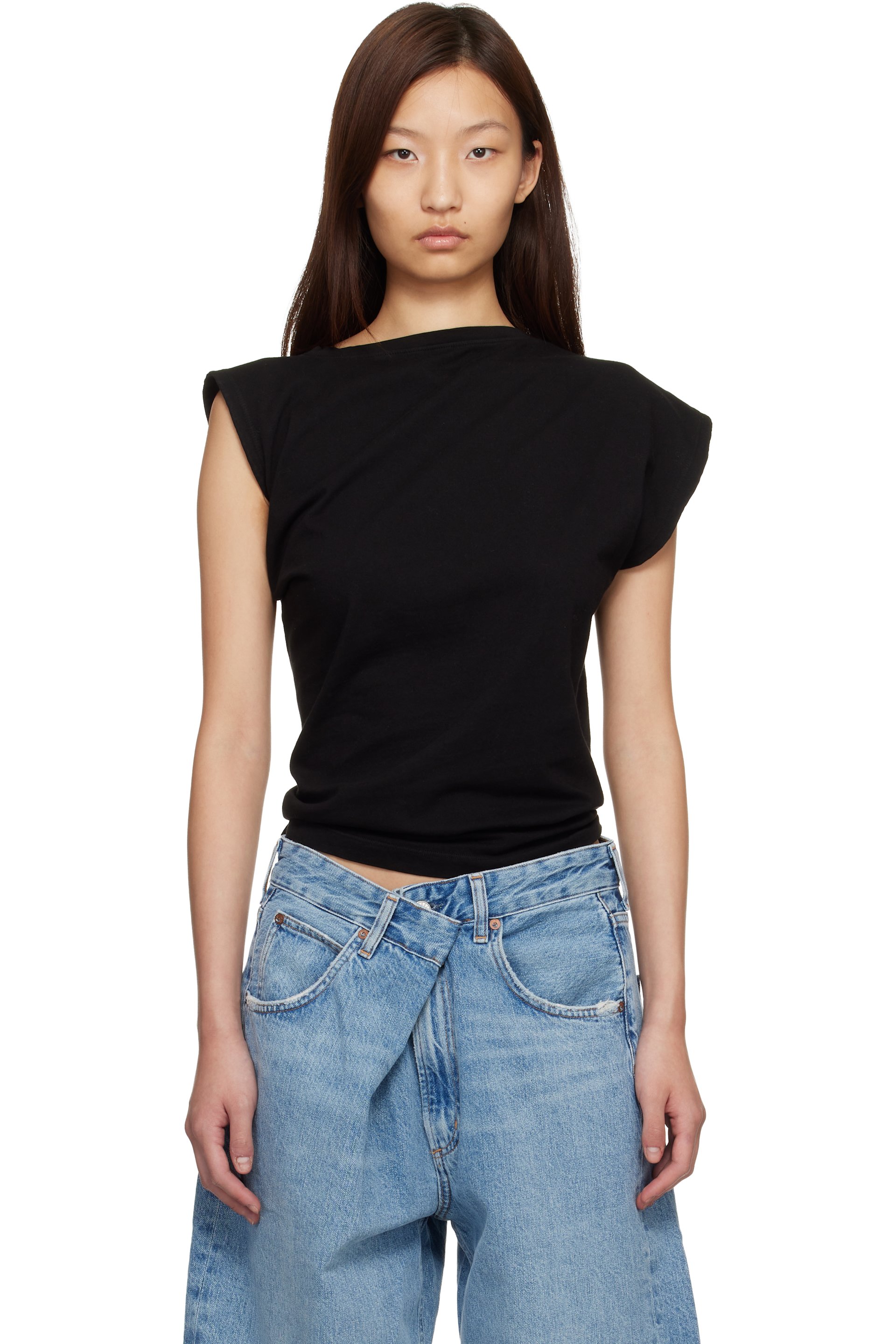 AGOLDE - Black Beth T-shirt