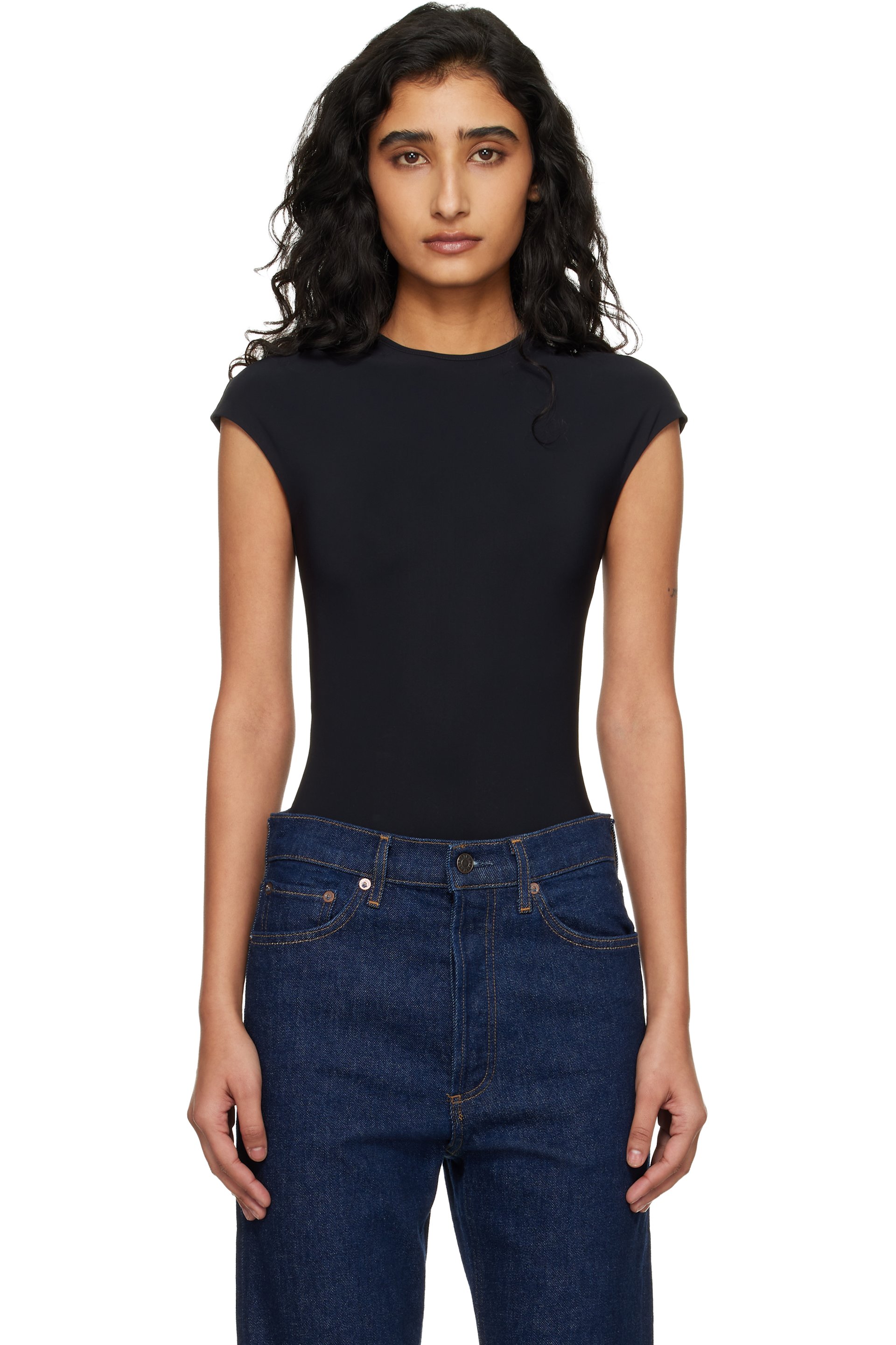 AGOLDE - Black Agata Bodysuit