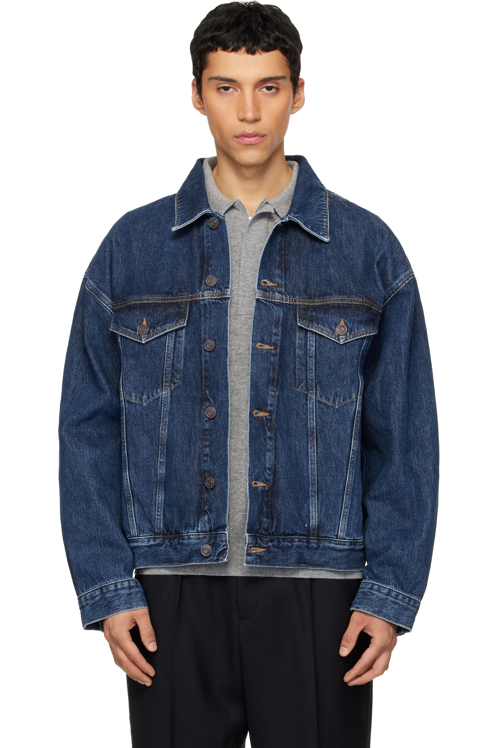 AGOLDE - Navy Stefano Denim Jacket