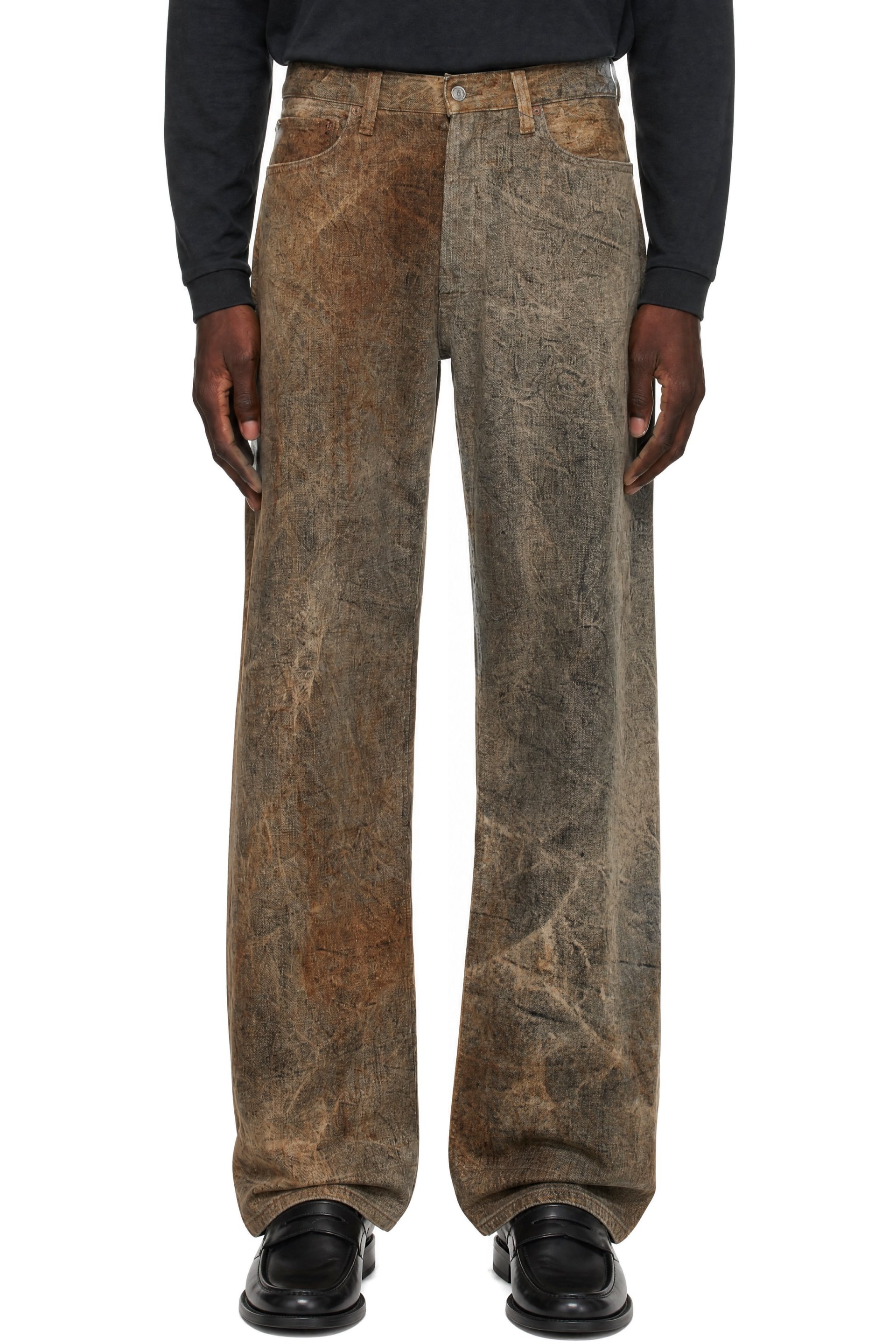 AGOLDE - Brown Afton Jeans