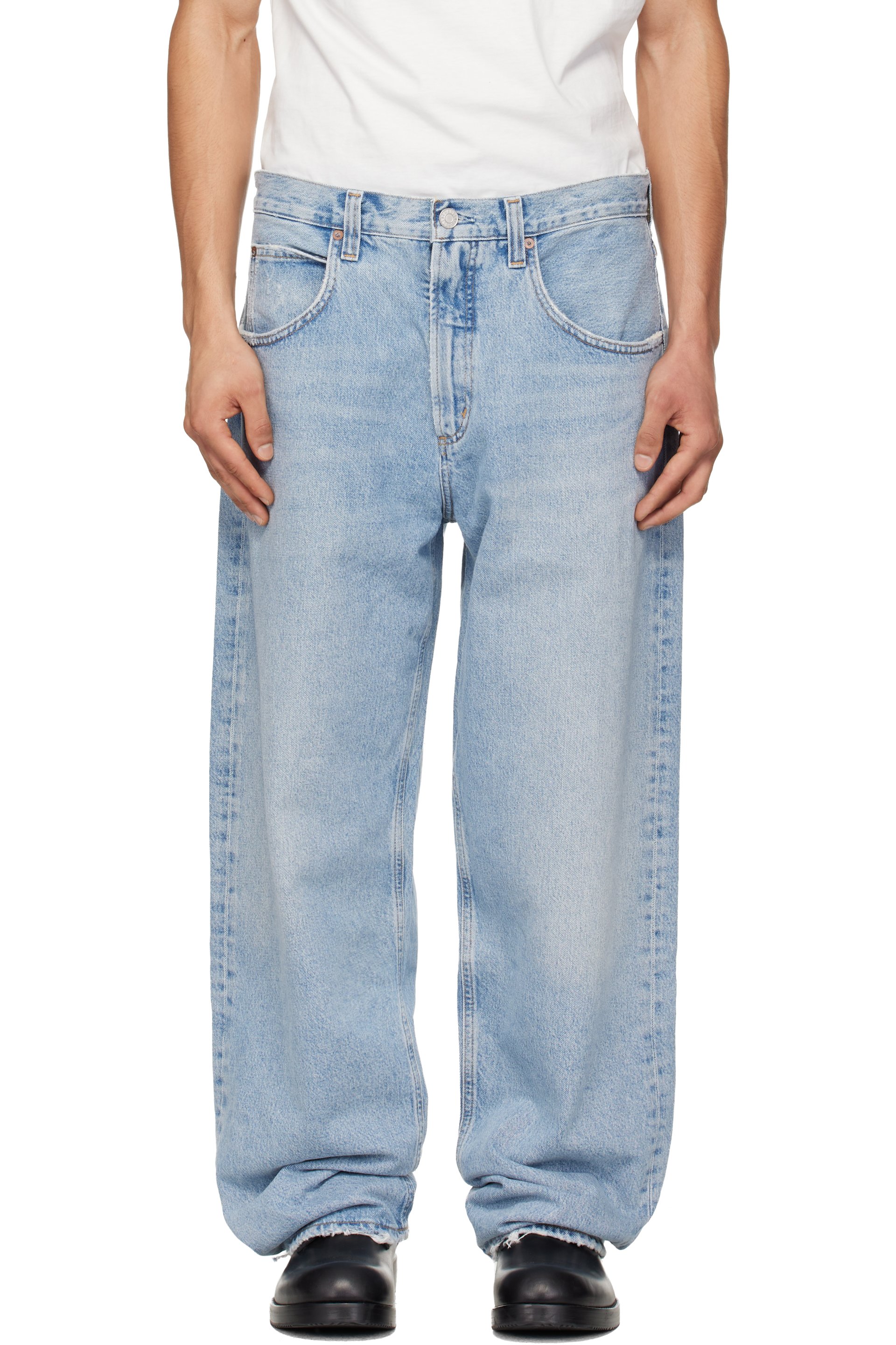 AGOLDE - Jean Fusion bleu