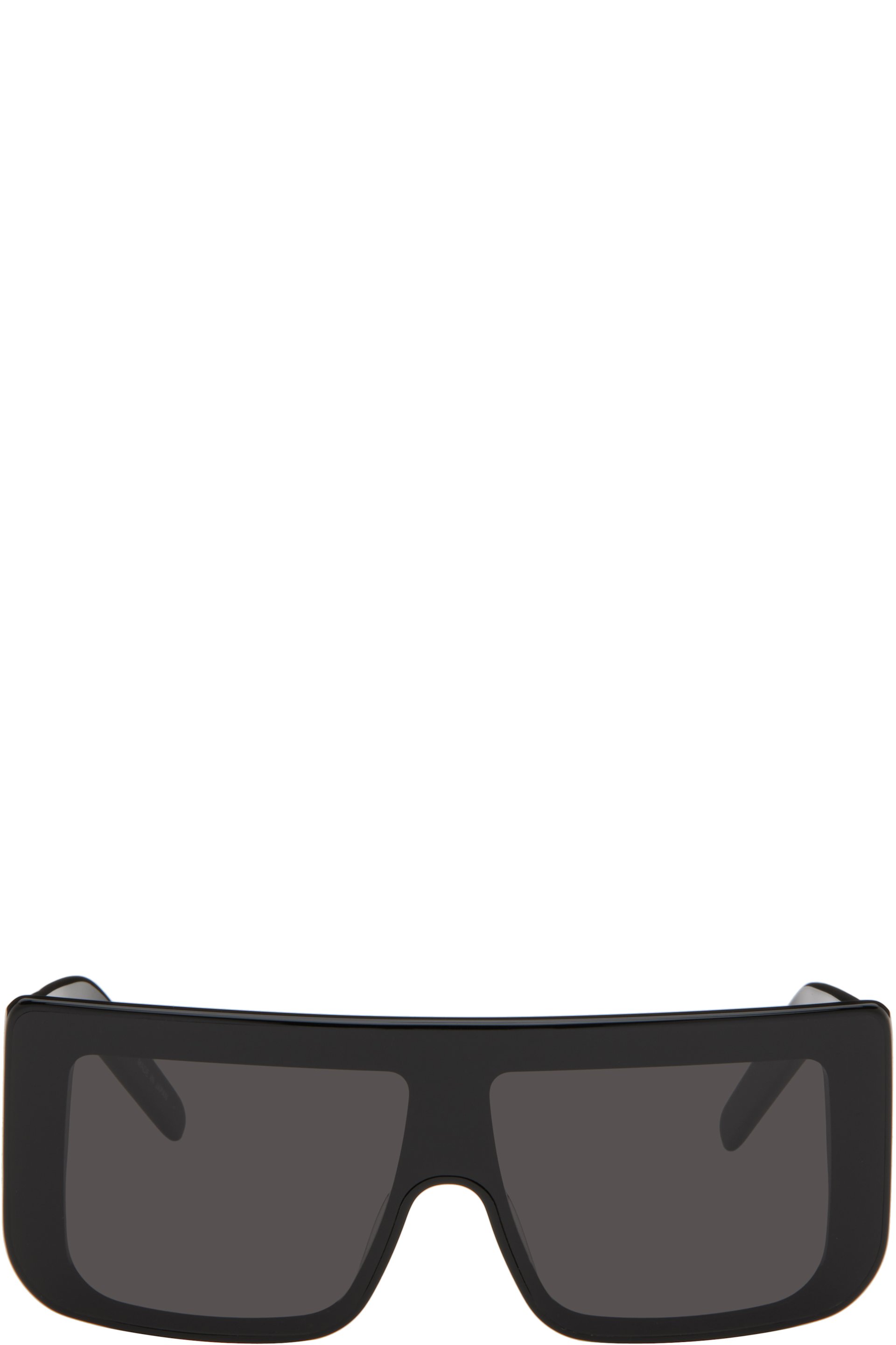 Rick Owens - Lunettes de soleil Documenta noires - Temple