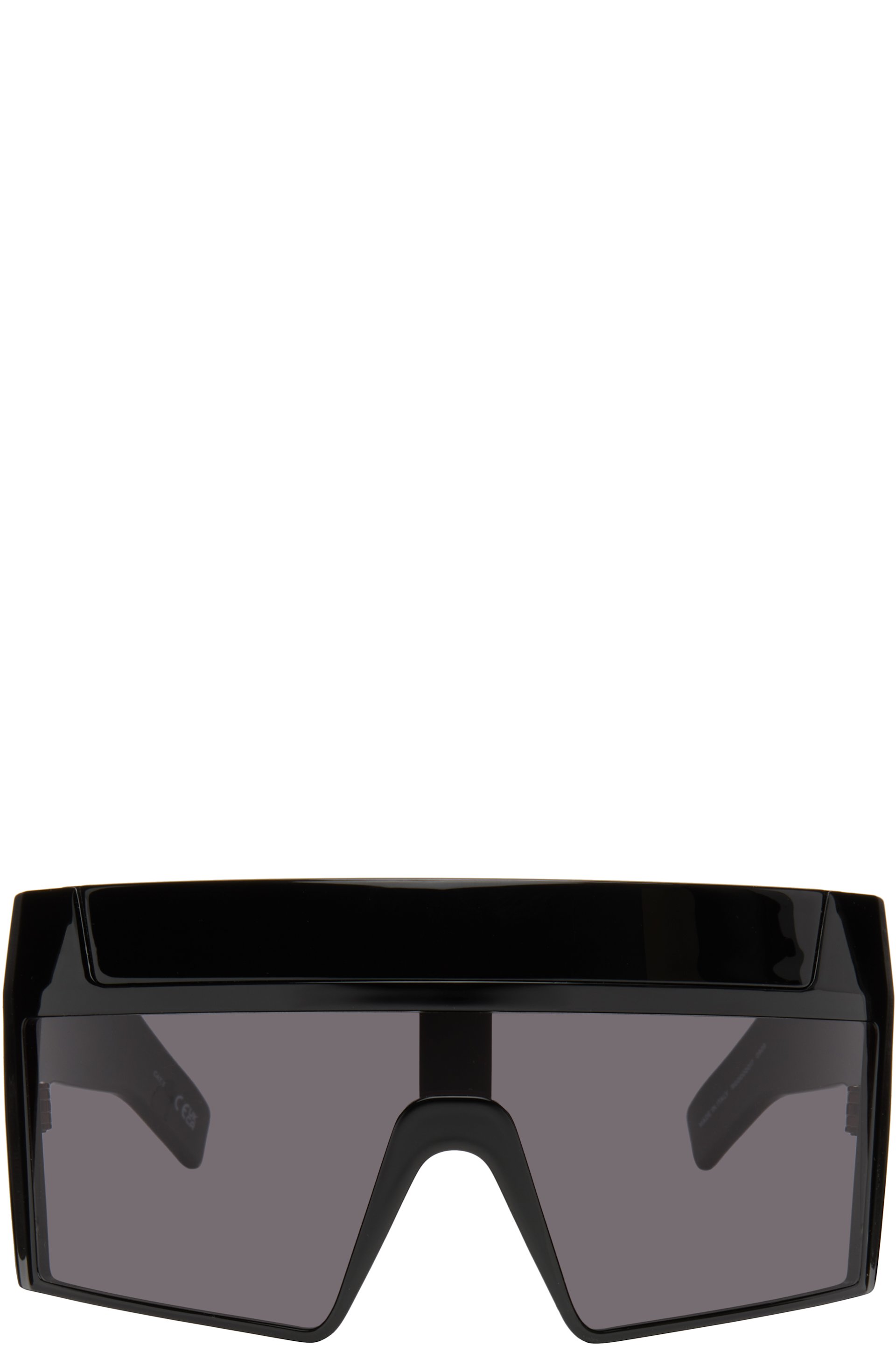 Rick Owens - Lunettes de soleil noires édition SUICIDE